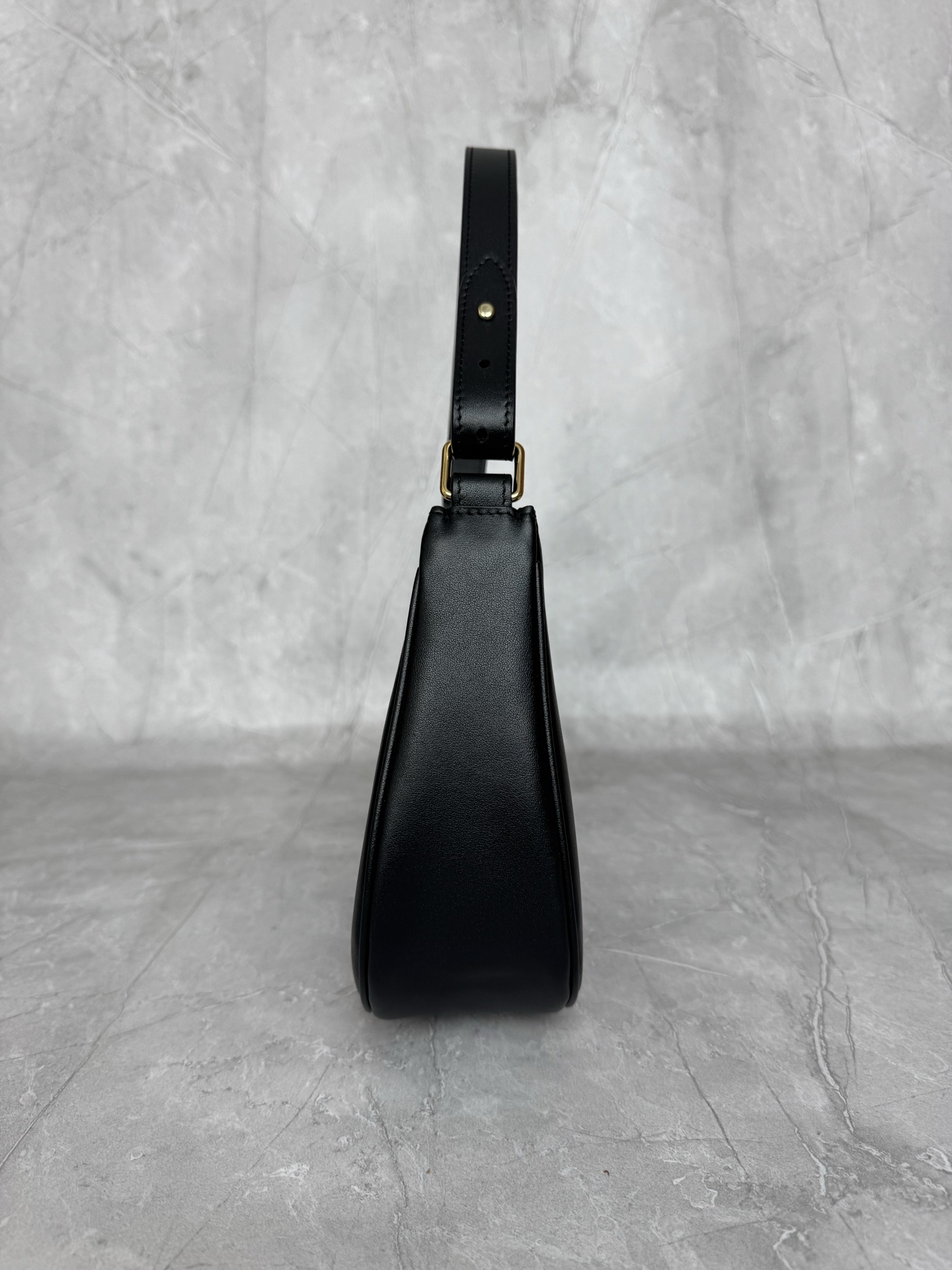 Celine Triomphe Leather Hobo Bag