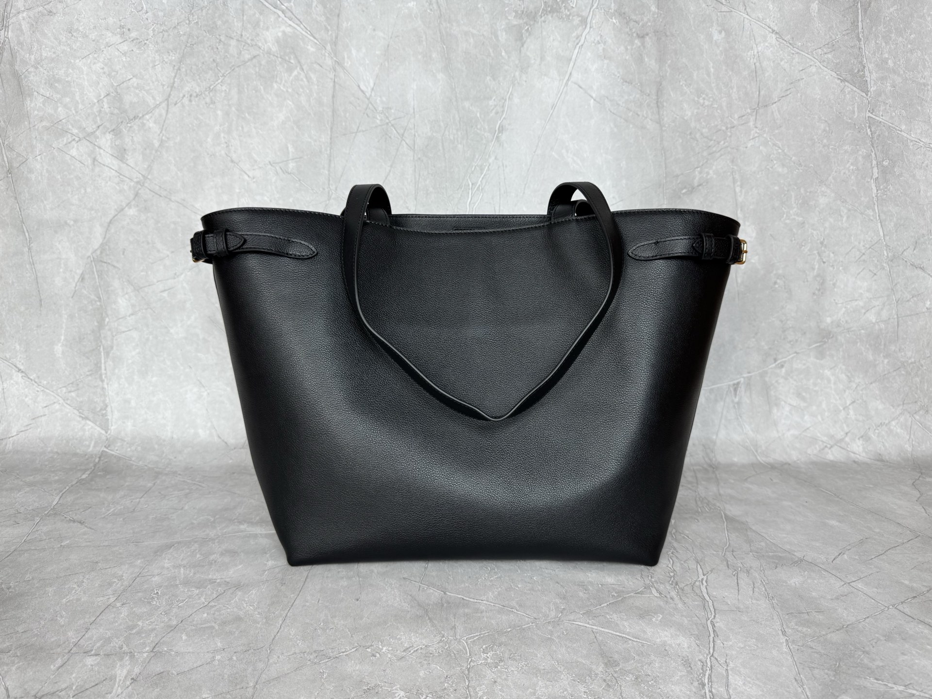 Celine Embossed Triomphe Leather Tote