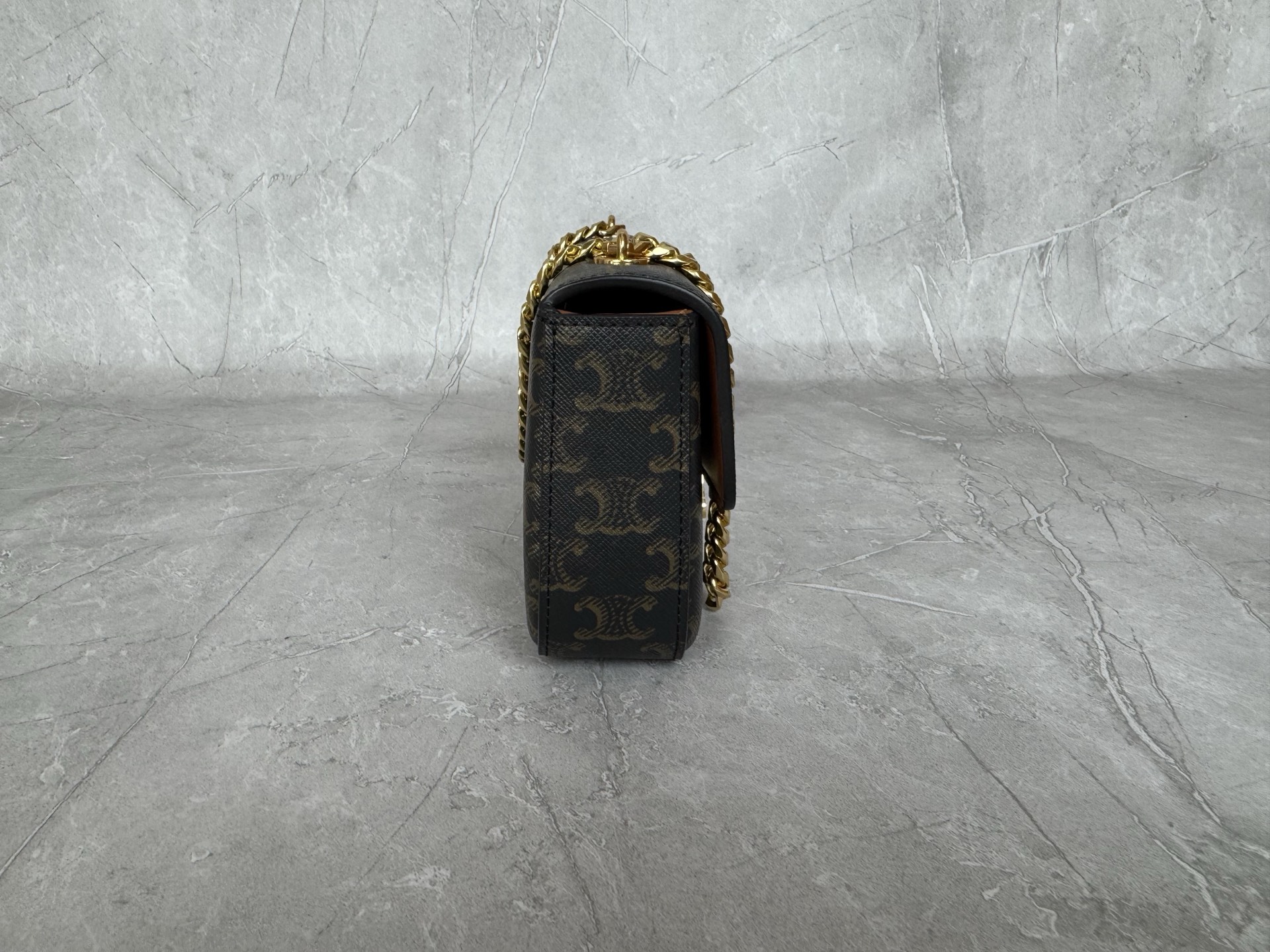 Celine Triomphe Canvas Chain Bag