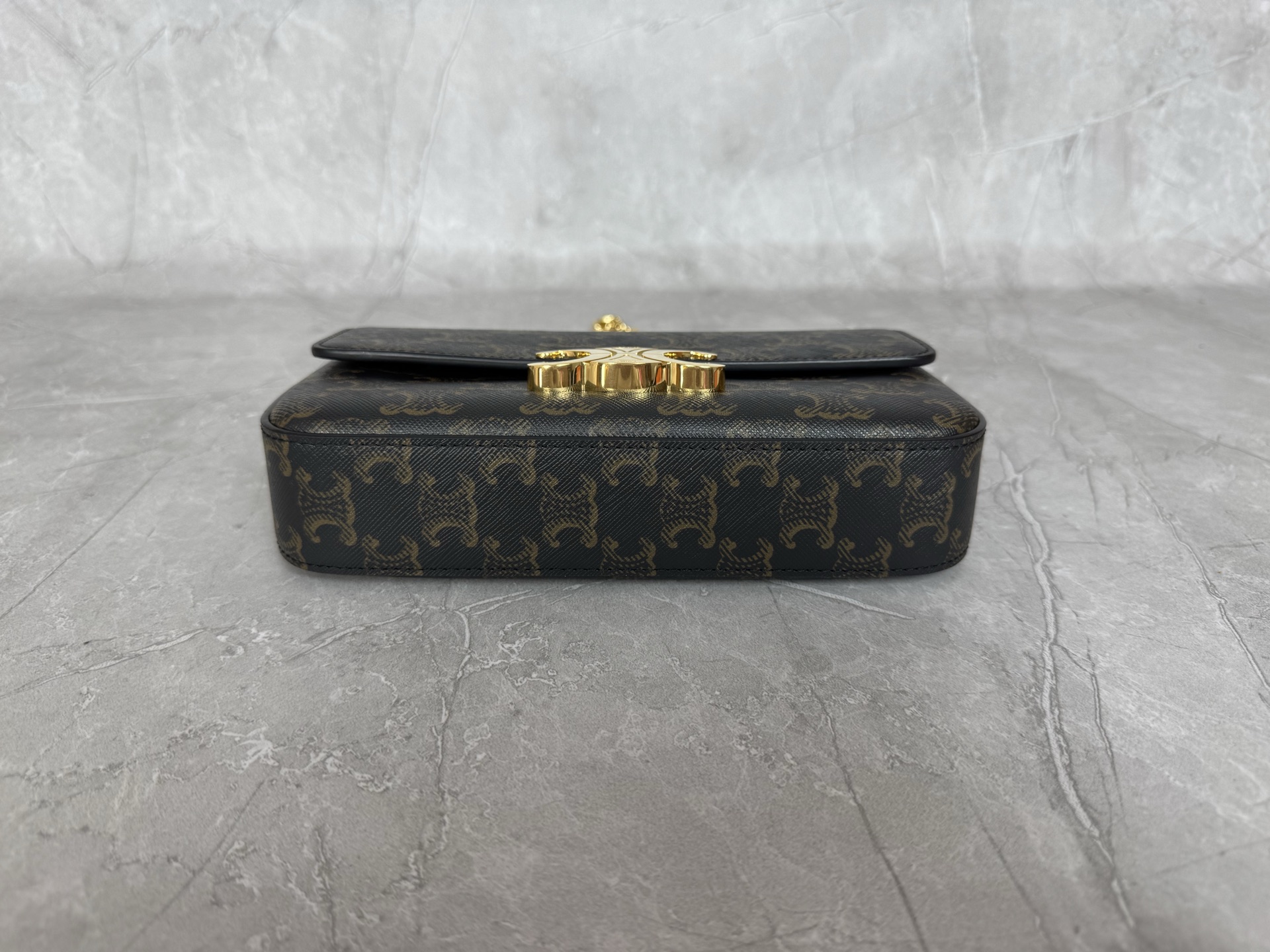 Celine Triomphe Canvas Chain Bag