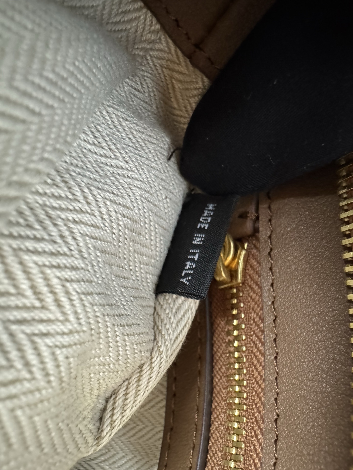 MIU MIU Suede Shoulder Bag with Belted Hook Detail
