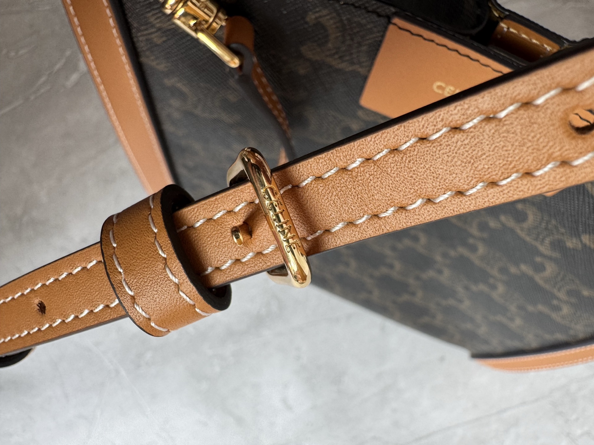 Celine Triomphe Canvas Bucket Tote