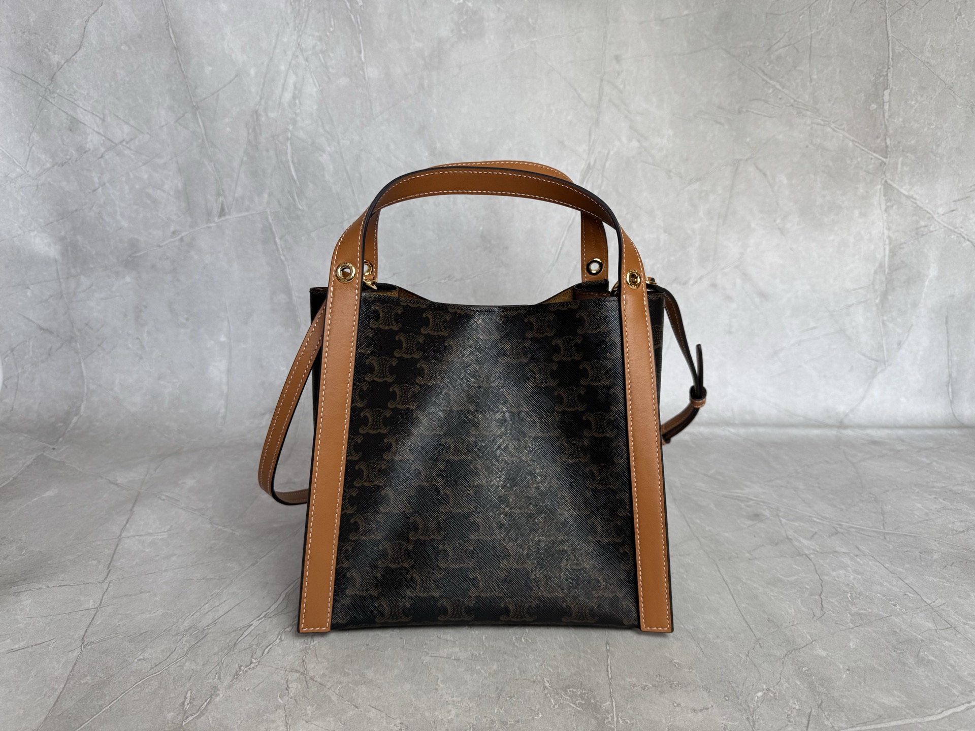 Celine Triomphe Canvas Bucket Tote