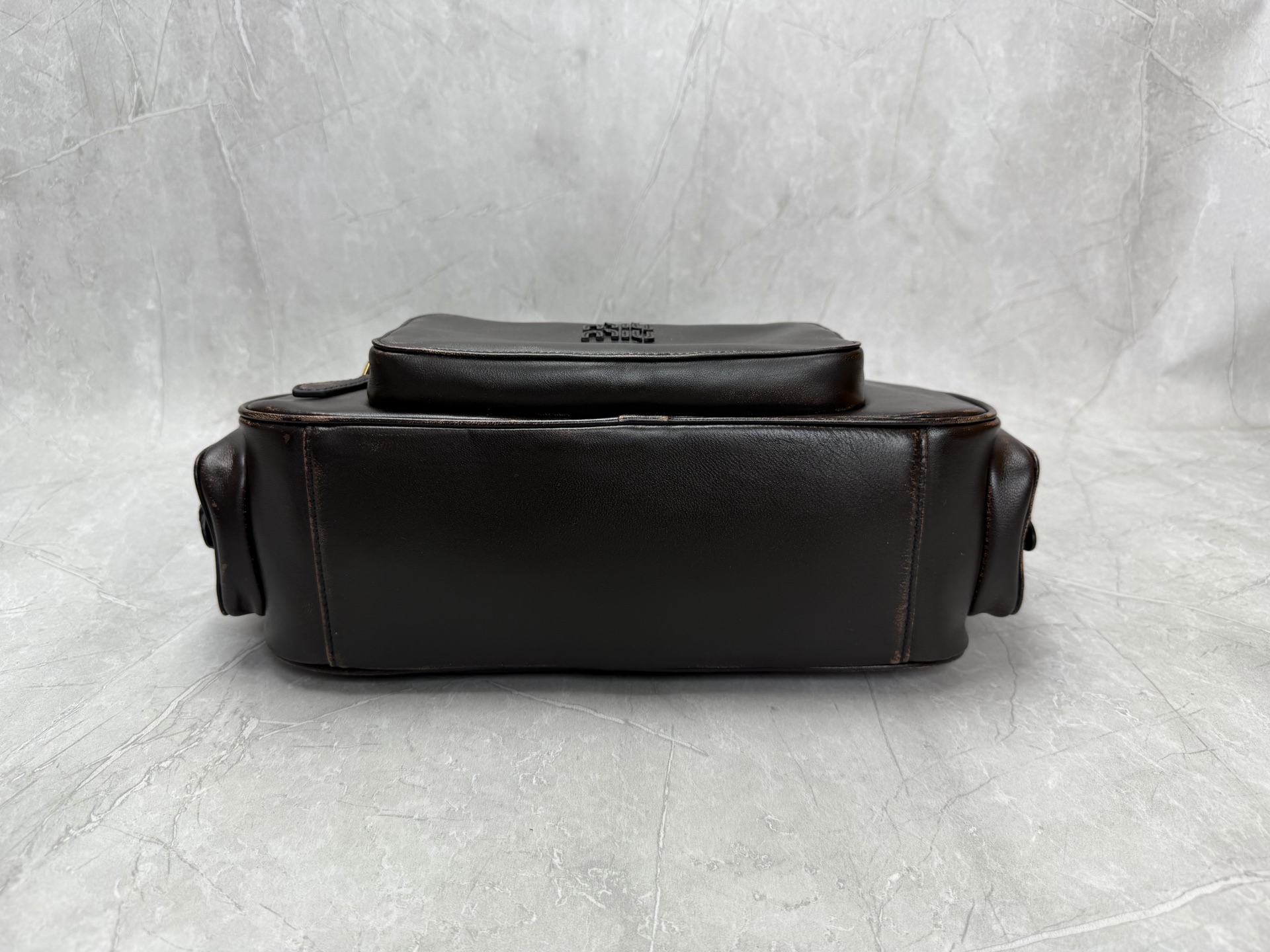 Miu Miu Vintage Leather Boston Bag