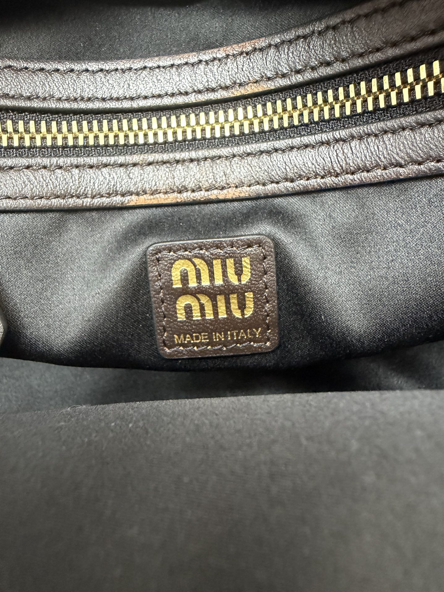 Miu Miu Vintage Leather Boston Bag