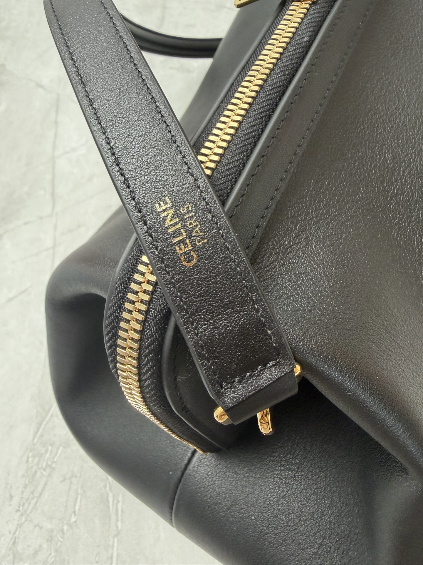 Celine Leather Frame Clutch Bag