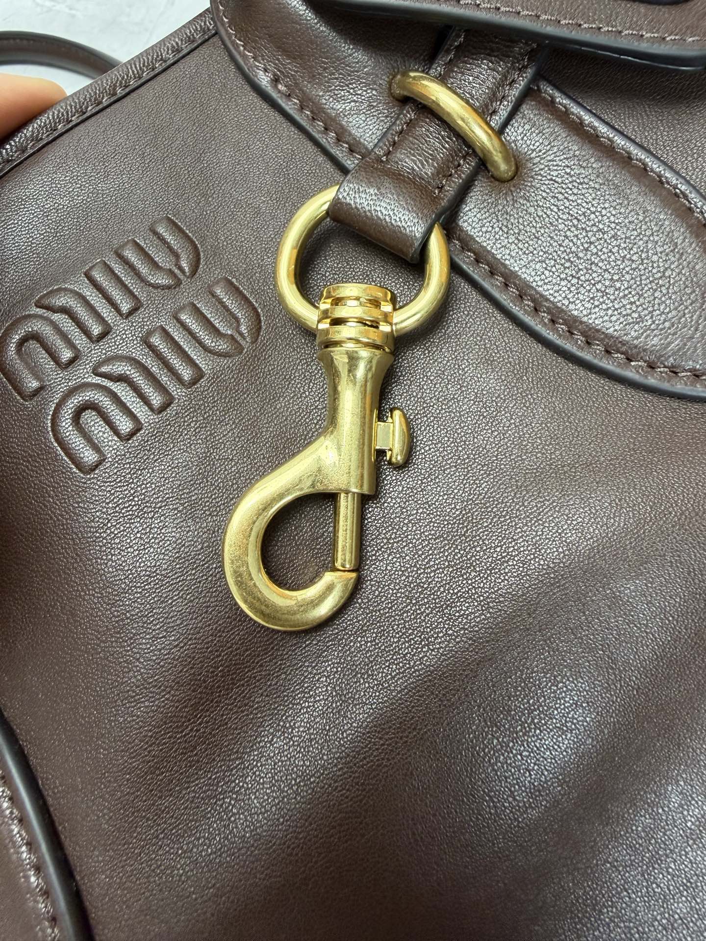 Miu Miu Vintage Leather Tote Bag