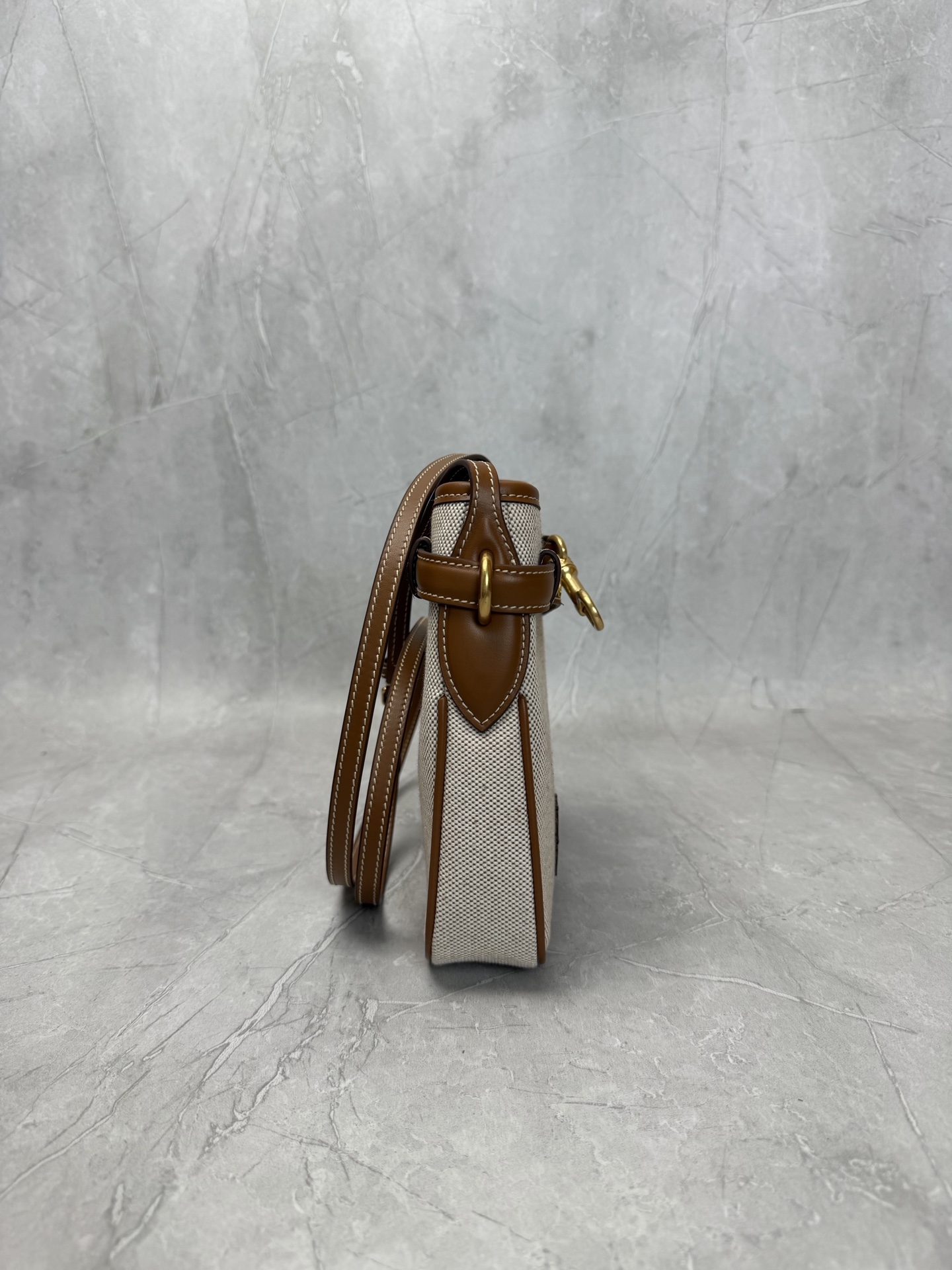 Miu Miu Canvas Mini Bucket Crossbody Bag