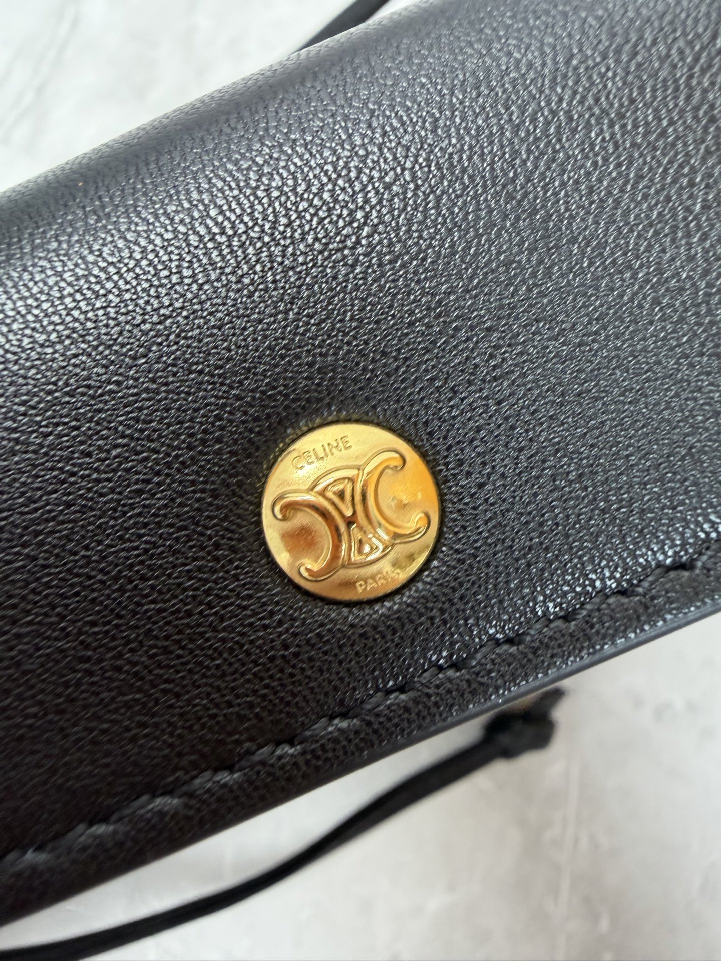 Celine Leather Knot Strap Crossbody