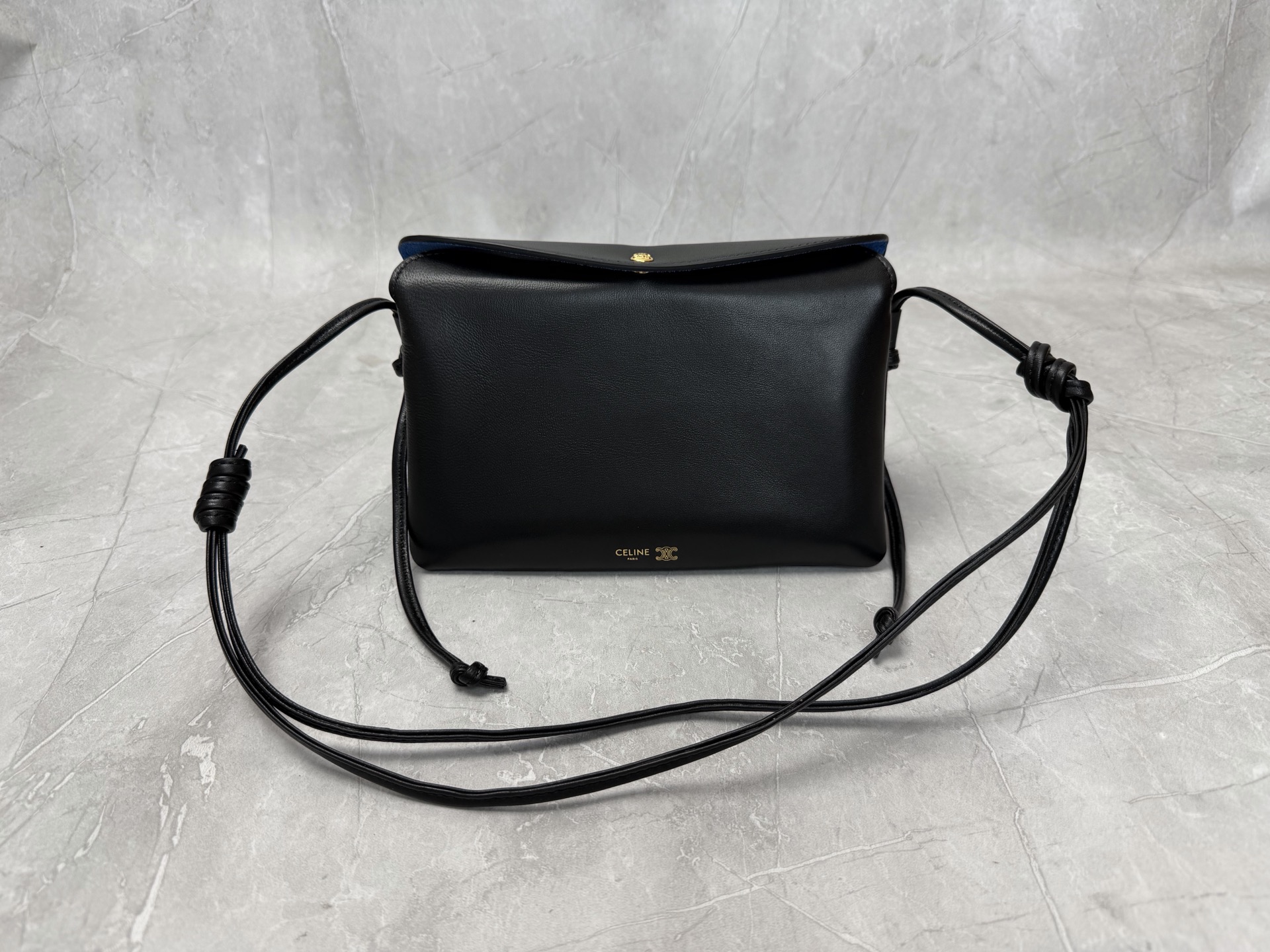 Celine Leather Knot Strap Crossbody