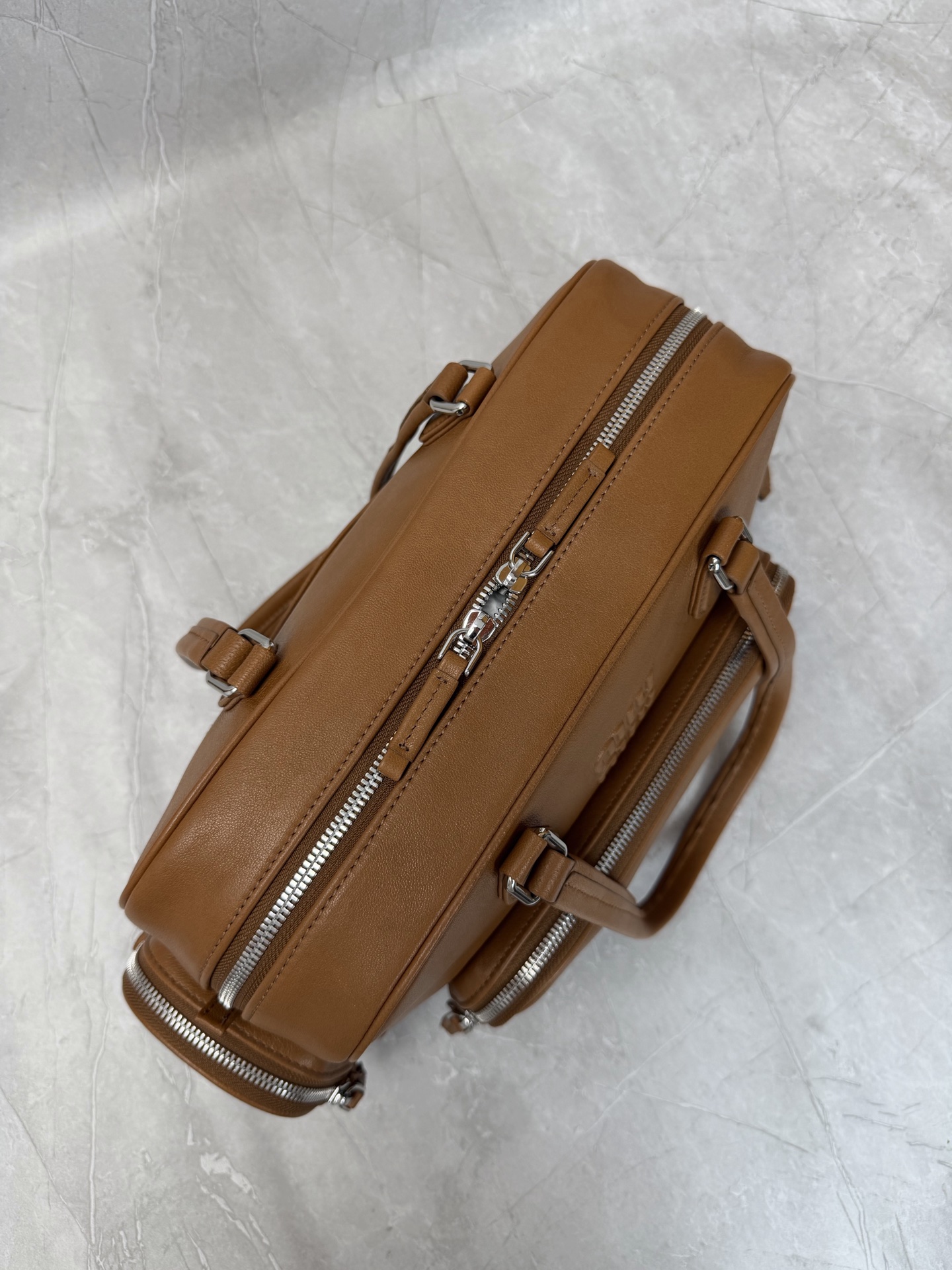 Miu Miu Brown Multi Pocket Shoulder Bag