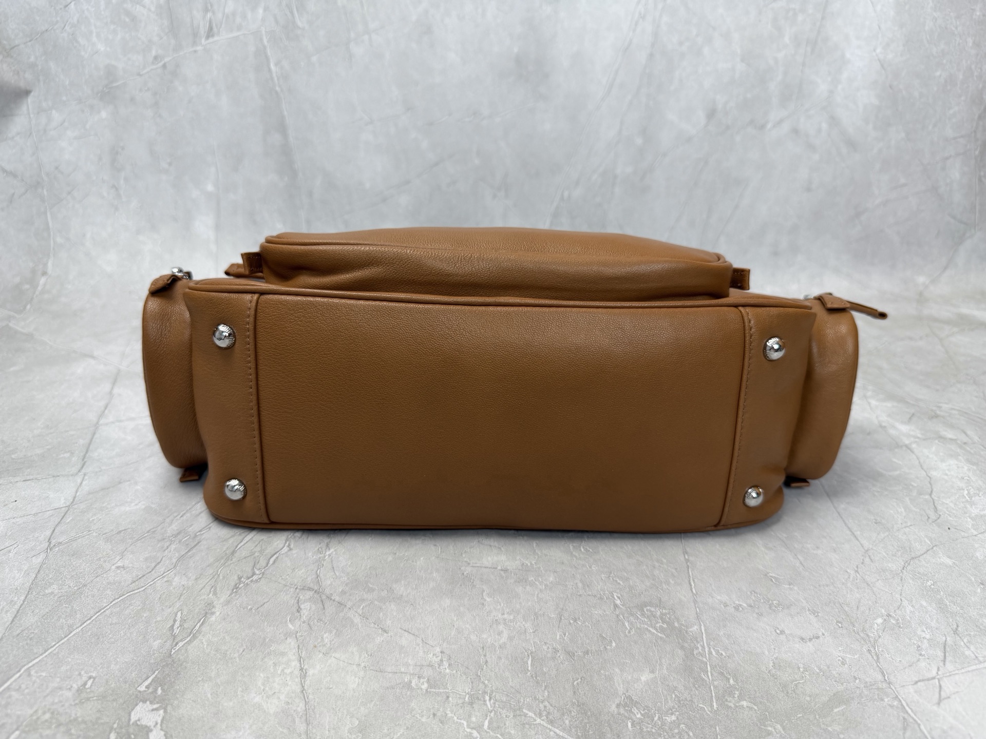 Miu Miu Brown Multi Pocket Shoulder Bag