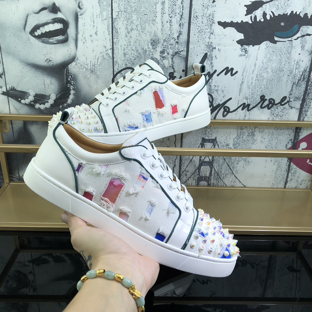 250christian louboutin(CL) Estilo completo , zapatos de tabla casuales Modelos calientes exclusivos 