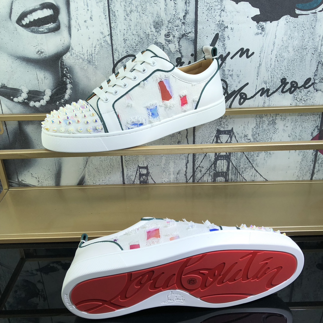 250christian louboutin(CL) Estilo completo , zapatos de tabla casuales Modelos calientes exclusivos 