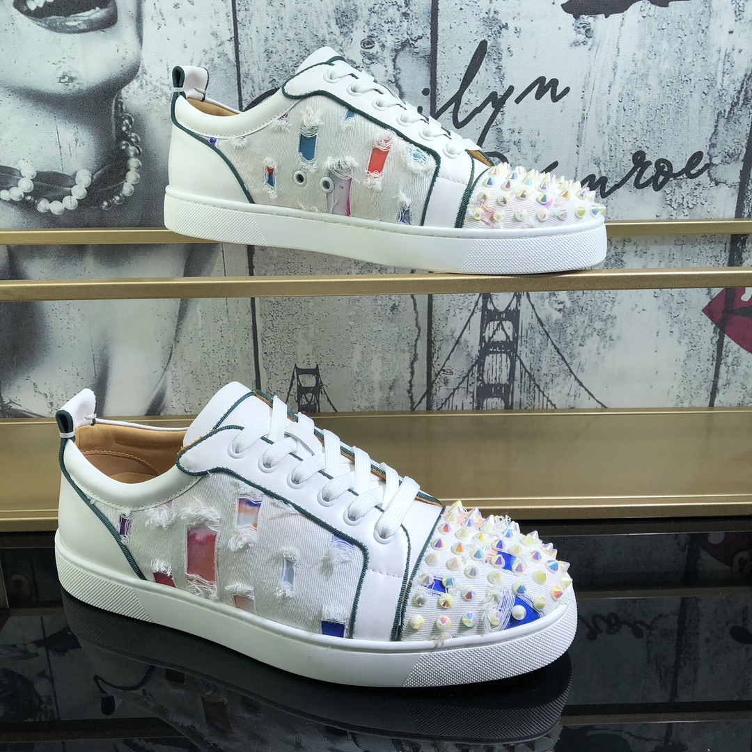 250christian louboutin(CL) Estilo completo , zapatos de tabla casuales Modelos calientes exclusivos 
