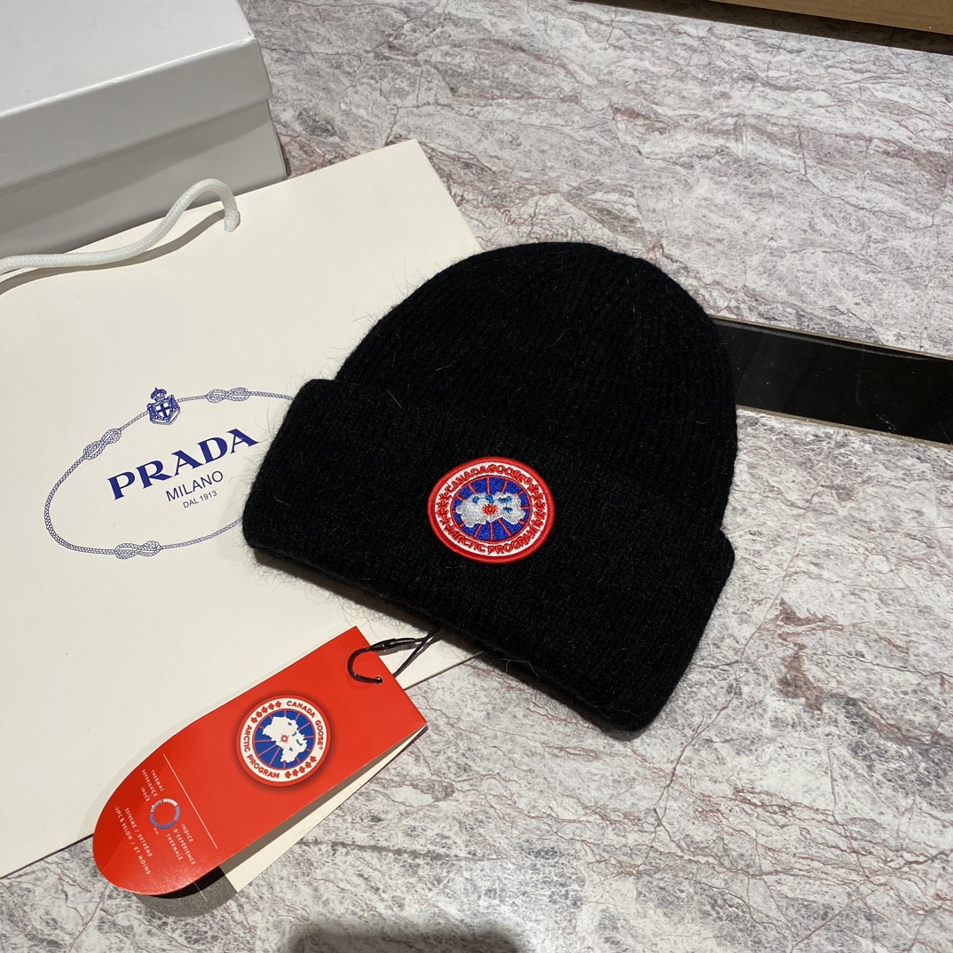 Canada Goose Flawless Hats Knitted Hat Knitting Rabbit Hair