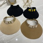 MiuMiu Hats Empty Top Hat Summer Collection