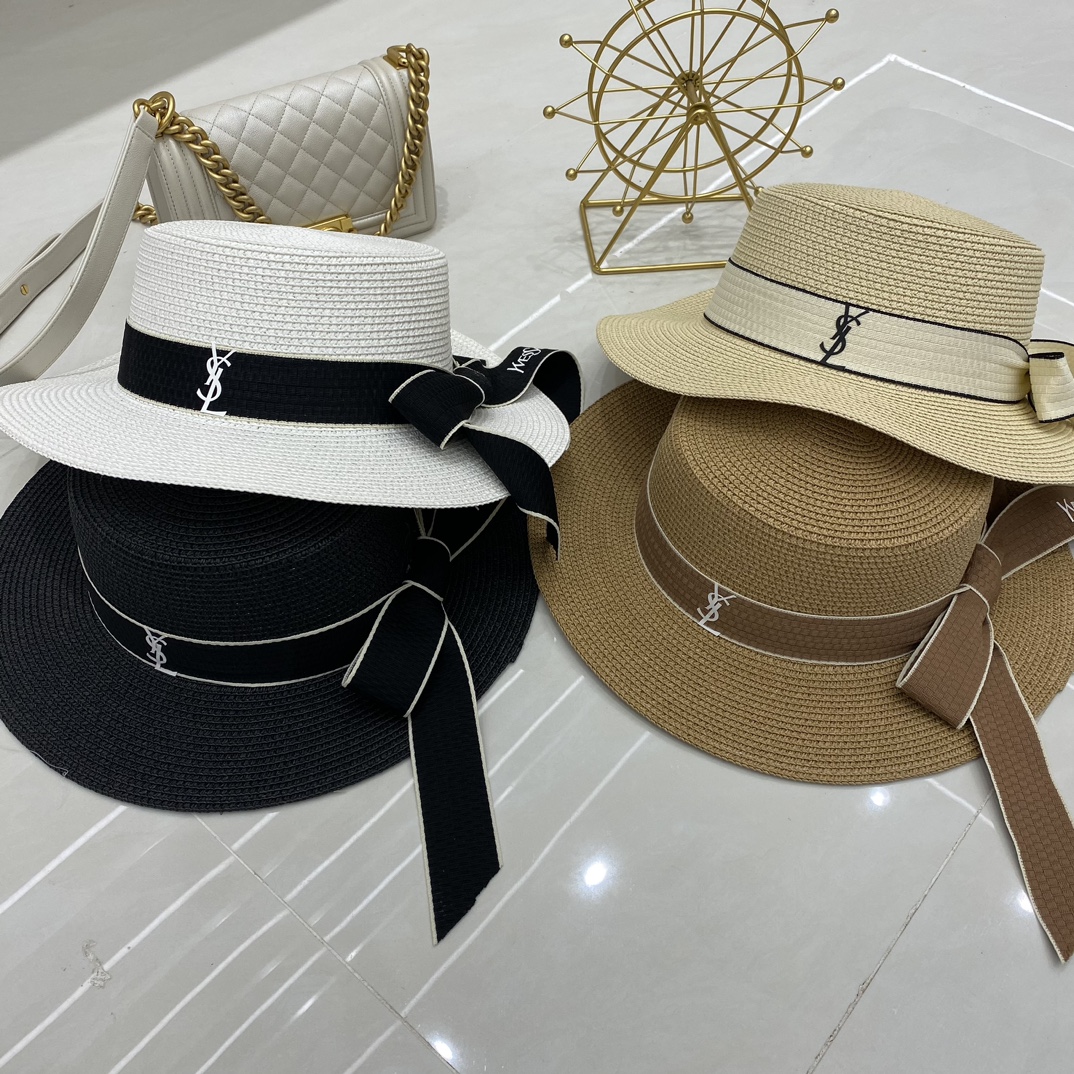 Yves Saint Laurent Hats Straw Hat Replica Online
 Summer Collection