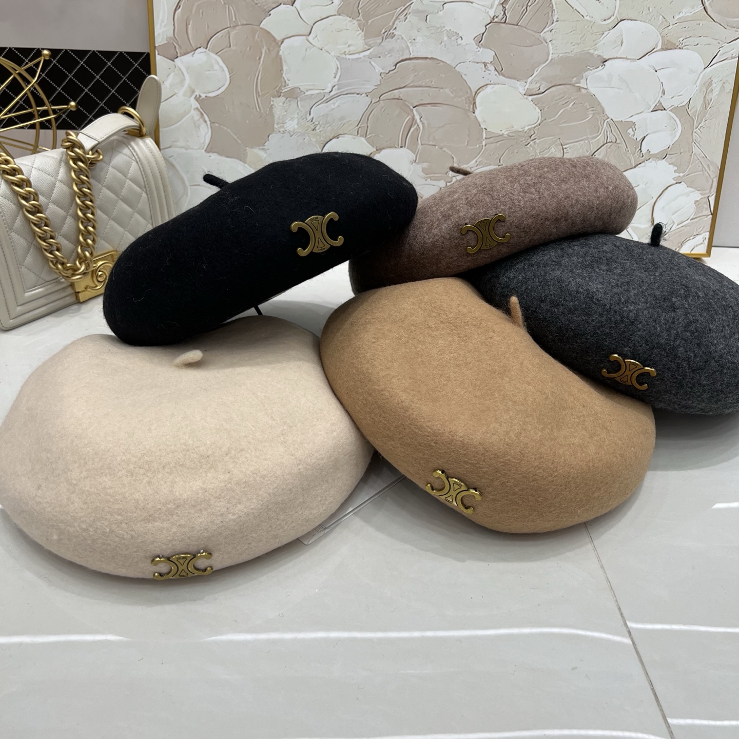 NO:365068,Celine wool beret hat fisherman hat baseball hat knit hat, hat, celine, espadrilles,hatsCeline 羊毛贝雷帽帽子渔夫帽棒球帽针织帽,帽子,celine,espadrilles,hats,hat