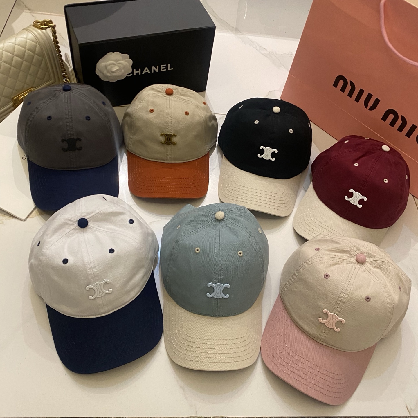 🎀Celine 拼色棒球帽