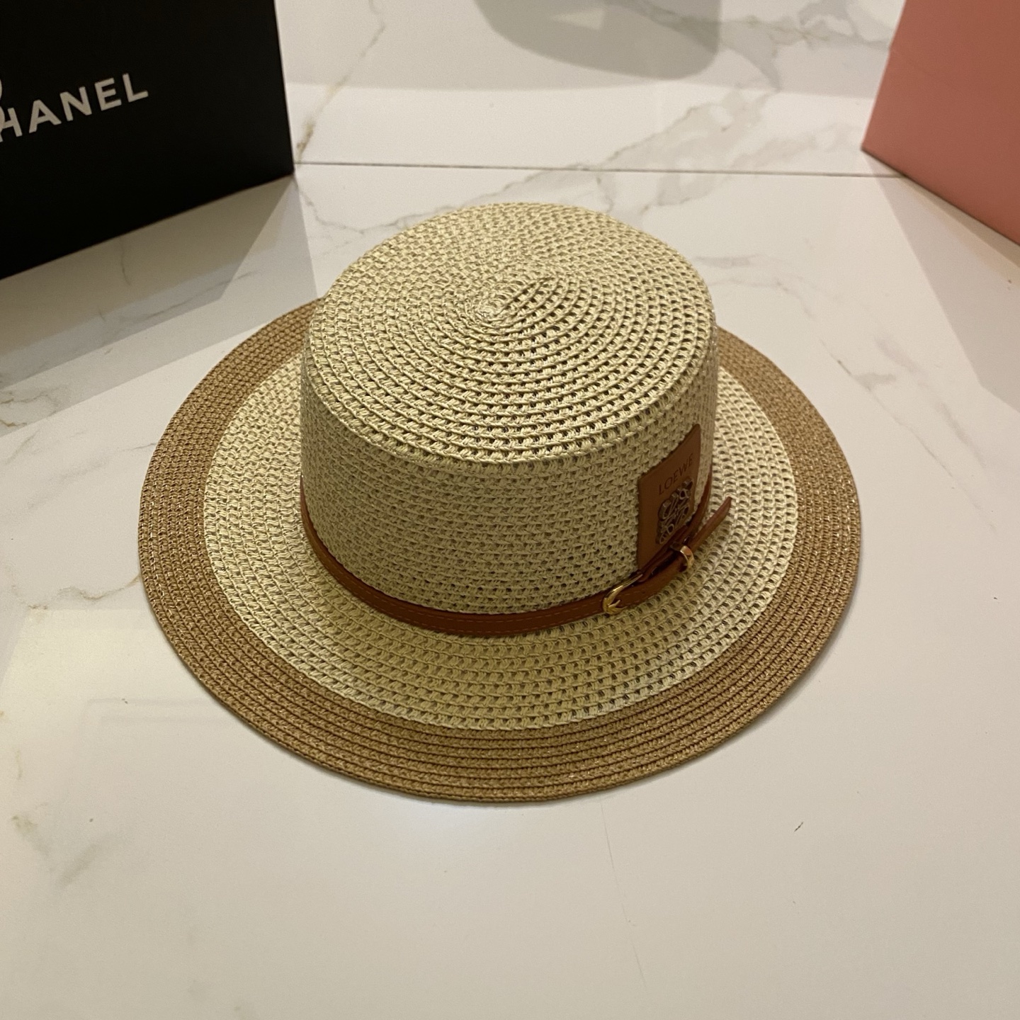 Loewe 镂空平顶帽