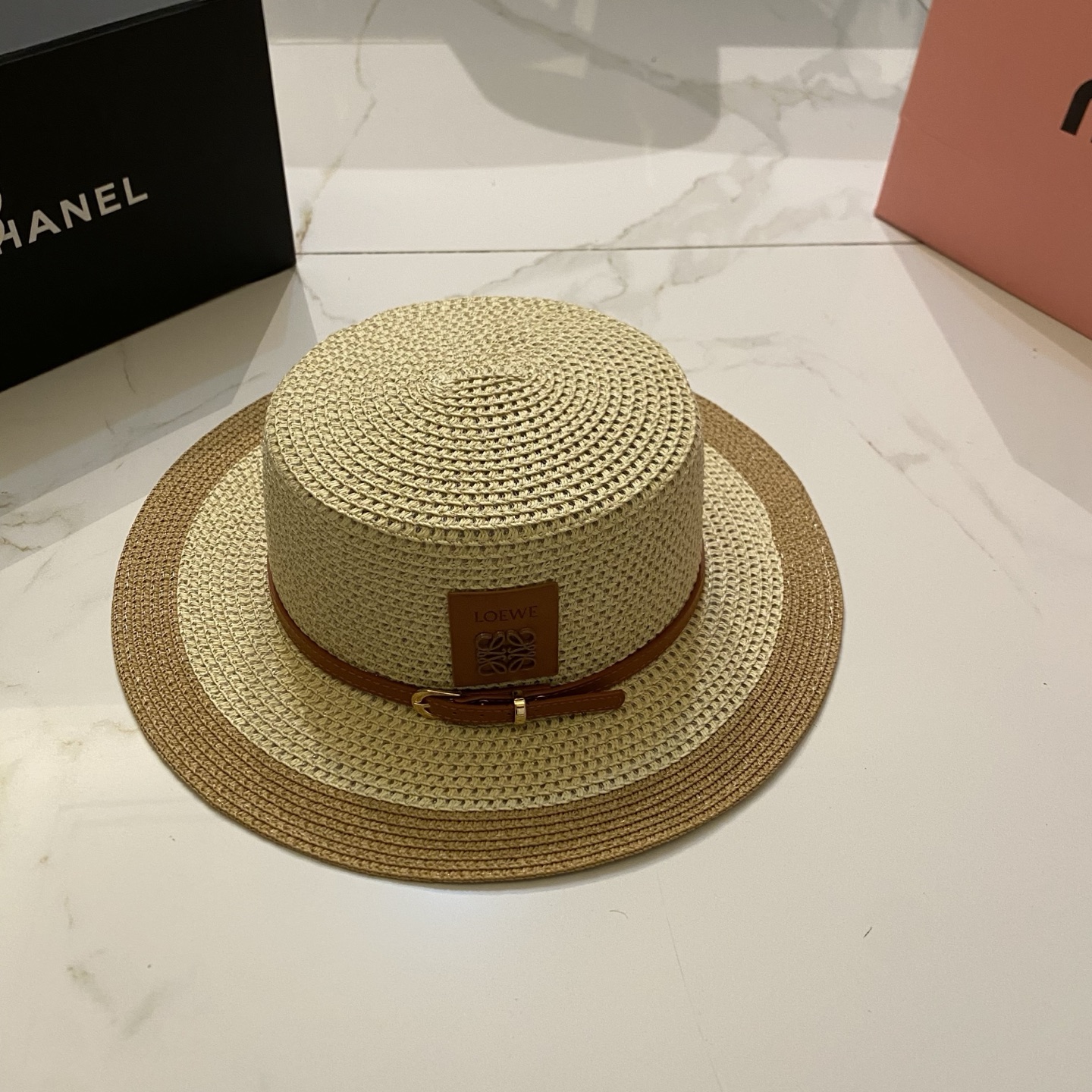 Loewe 镂空平顶帽