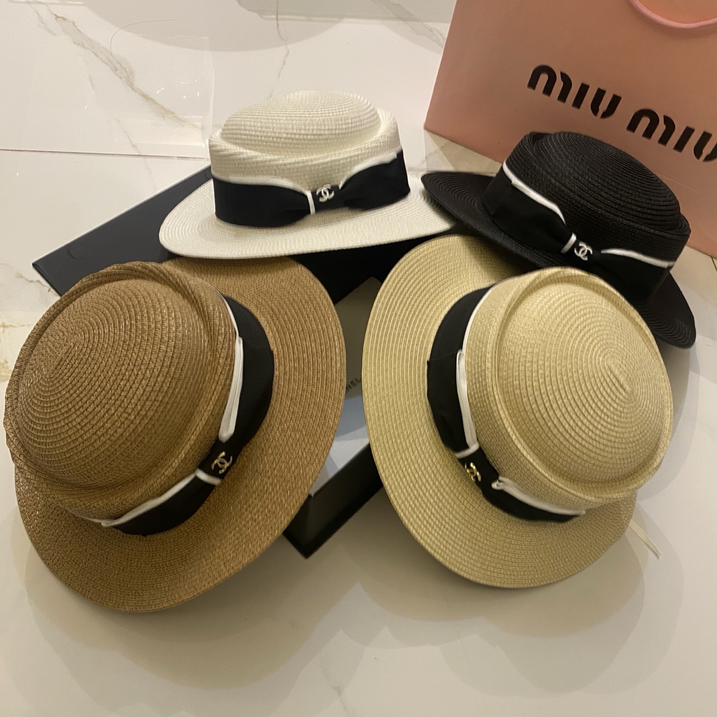 CHANEL 经典蝴蝶结小圆帽 优雅气质女神出游必备单品🖤