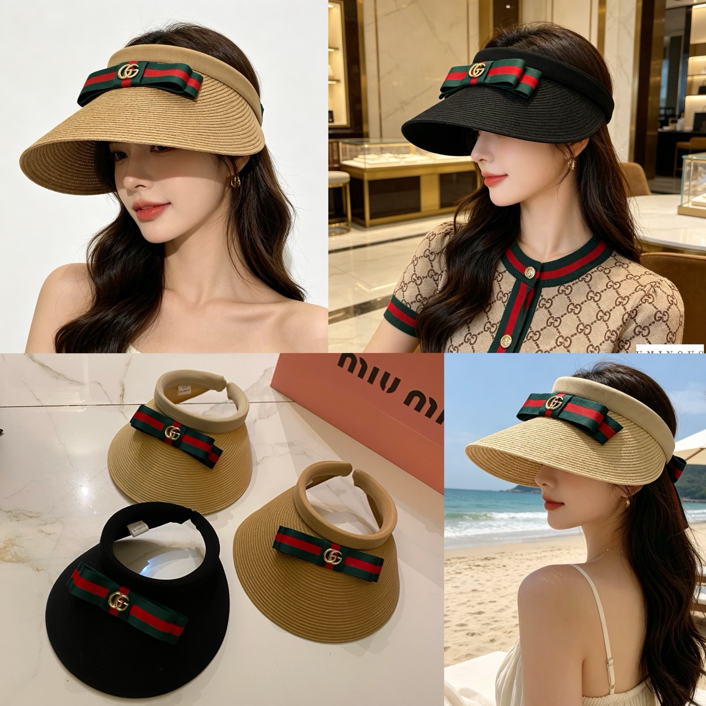 NO:865977,Special price with dust bag [GUCCI Gucci] 2026 new exclusive style sun visor empty top hat, sun visor and versatile ~ casual street hat straw hat fisherman hat baseball cap, hat, gucci, gucci, espadrilles, hats19860909特价配防尘袋【GUCCI古驰】2026新款独家款遮阳帽空顶帽,遮阳百搭～休闲出街神器帽子草帽渔夫帽棒球帽,帽子,gucci,gucci,espadrilles,hats,hat