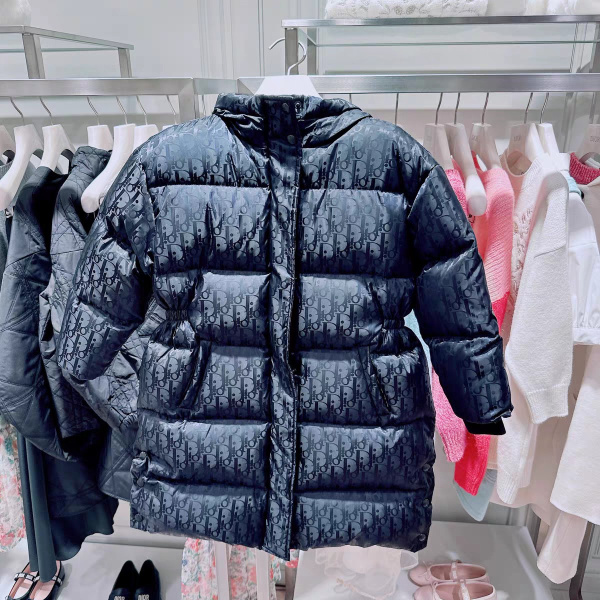 Dior Clothing Down Jacket Cotton Fashion