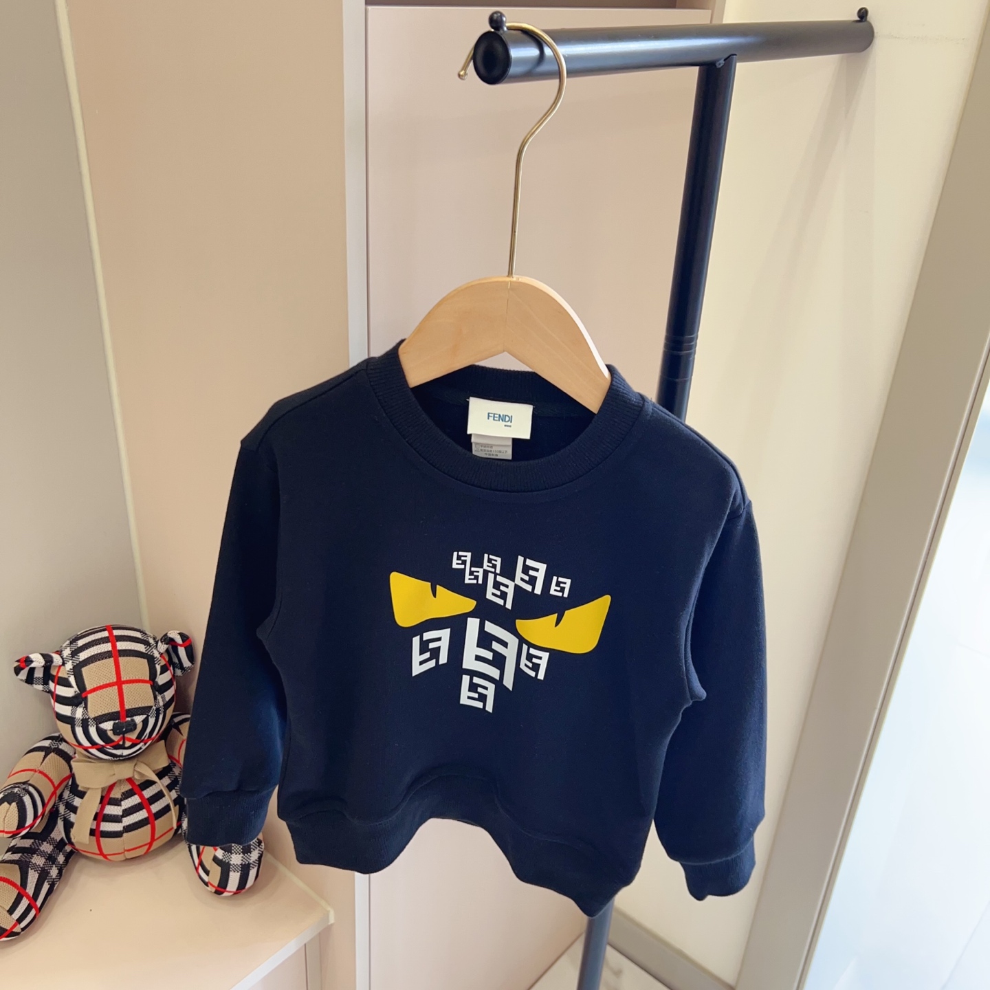 90-150cm sin menos 65 160-170㎝ 75 F cuello redondo nuevo modelo mismo que en tienda sudadera unisex de punto caída de h…