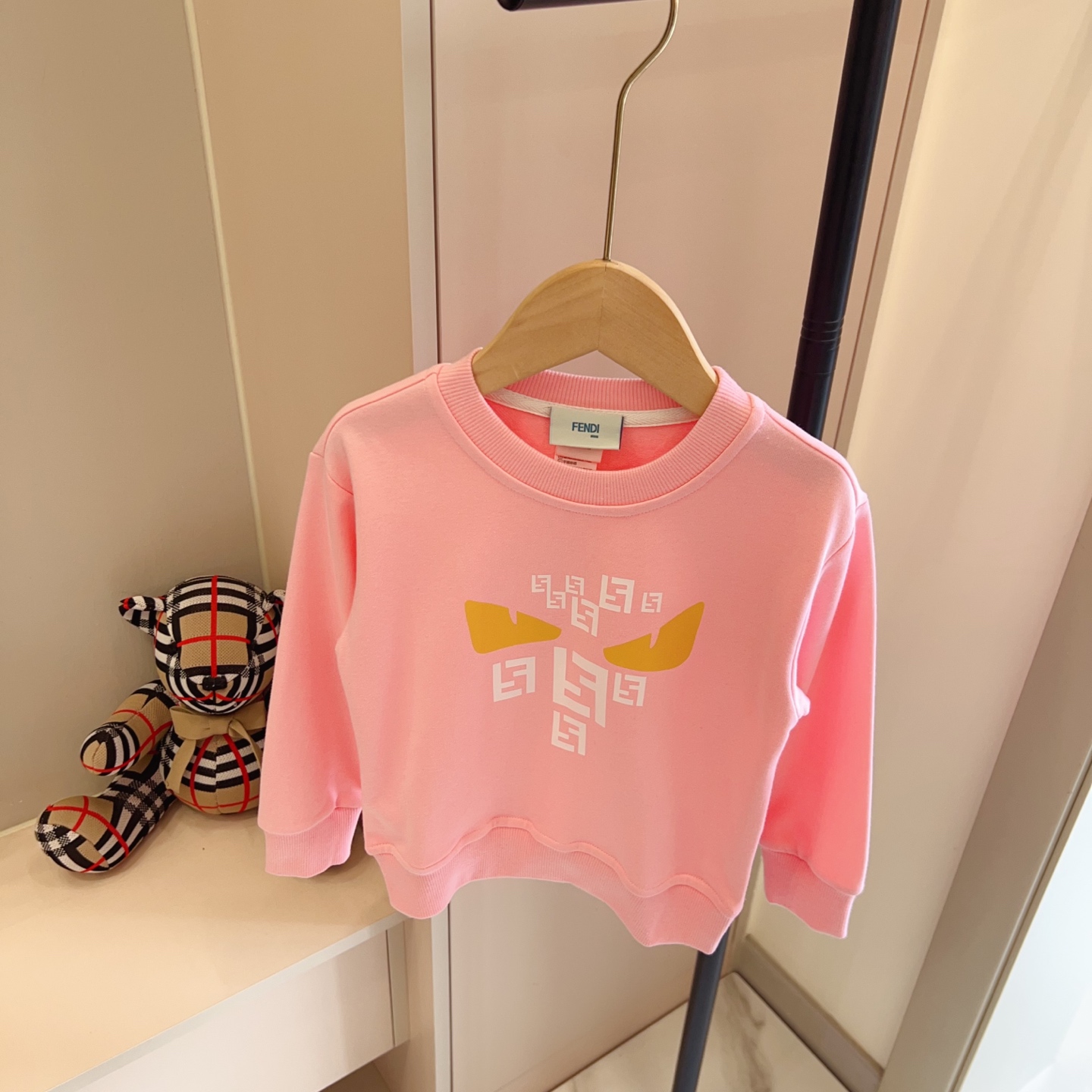 90-150cm sin menos 65 160-170㎝ 75 F cuello redondo nuevo modelo mismo que en tienda sudadera unisex de punto caída de h…