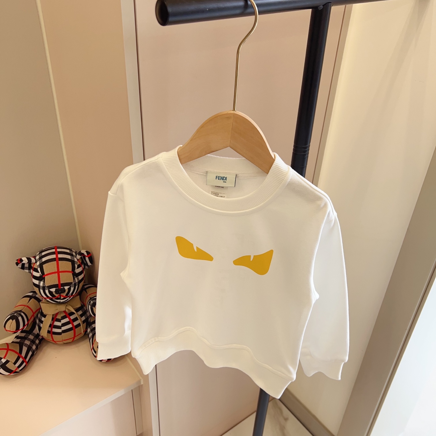 90-150cm sin menos 65 160-170㎝ 75 F cuello redondo nuevo modelo mismo que en tienda sudadera unisex de punto caída de h…