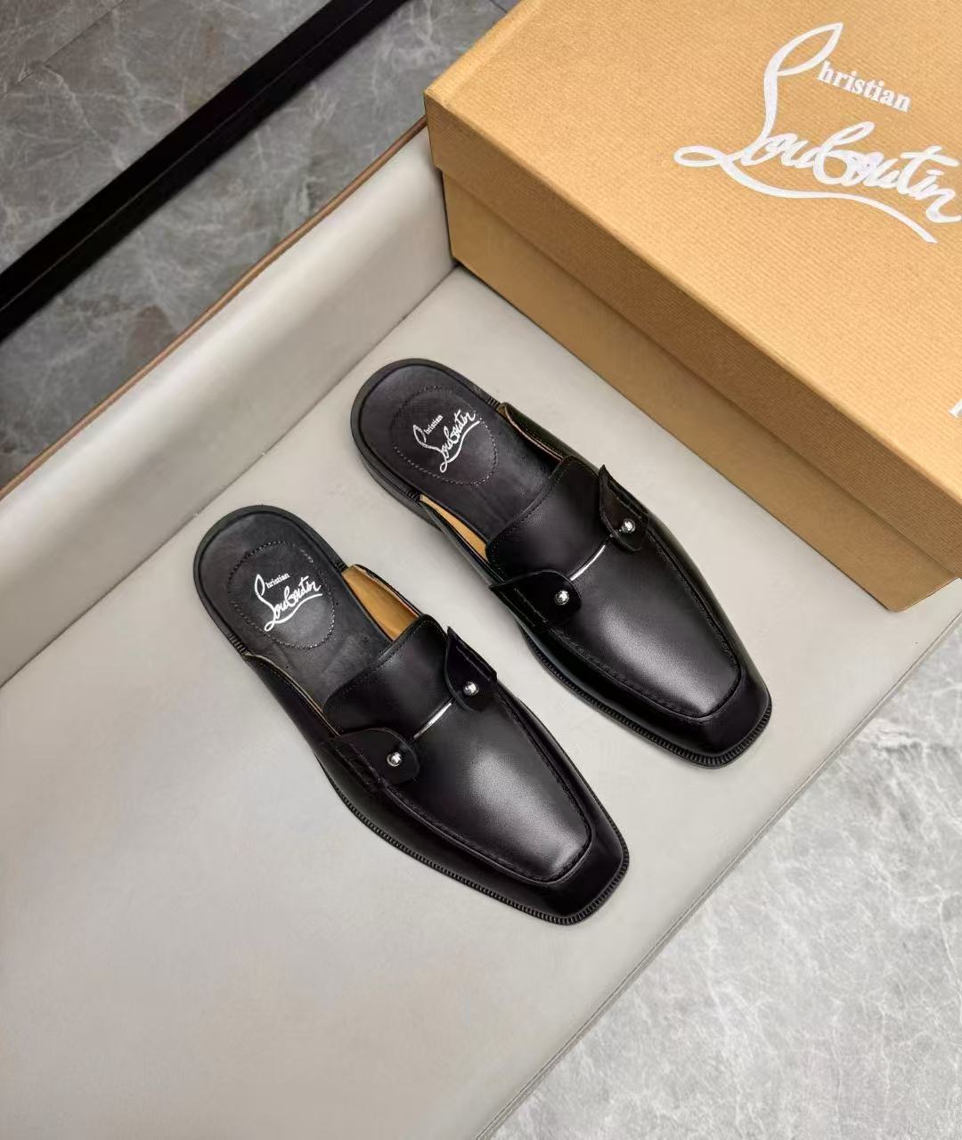 Christian Louboutin（cl男） Style Leather Men's Shoes Lookbook Reference image 1