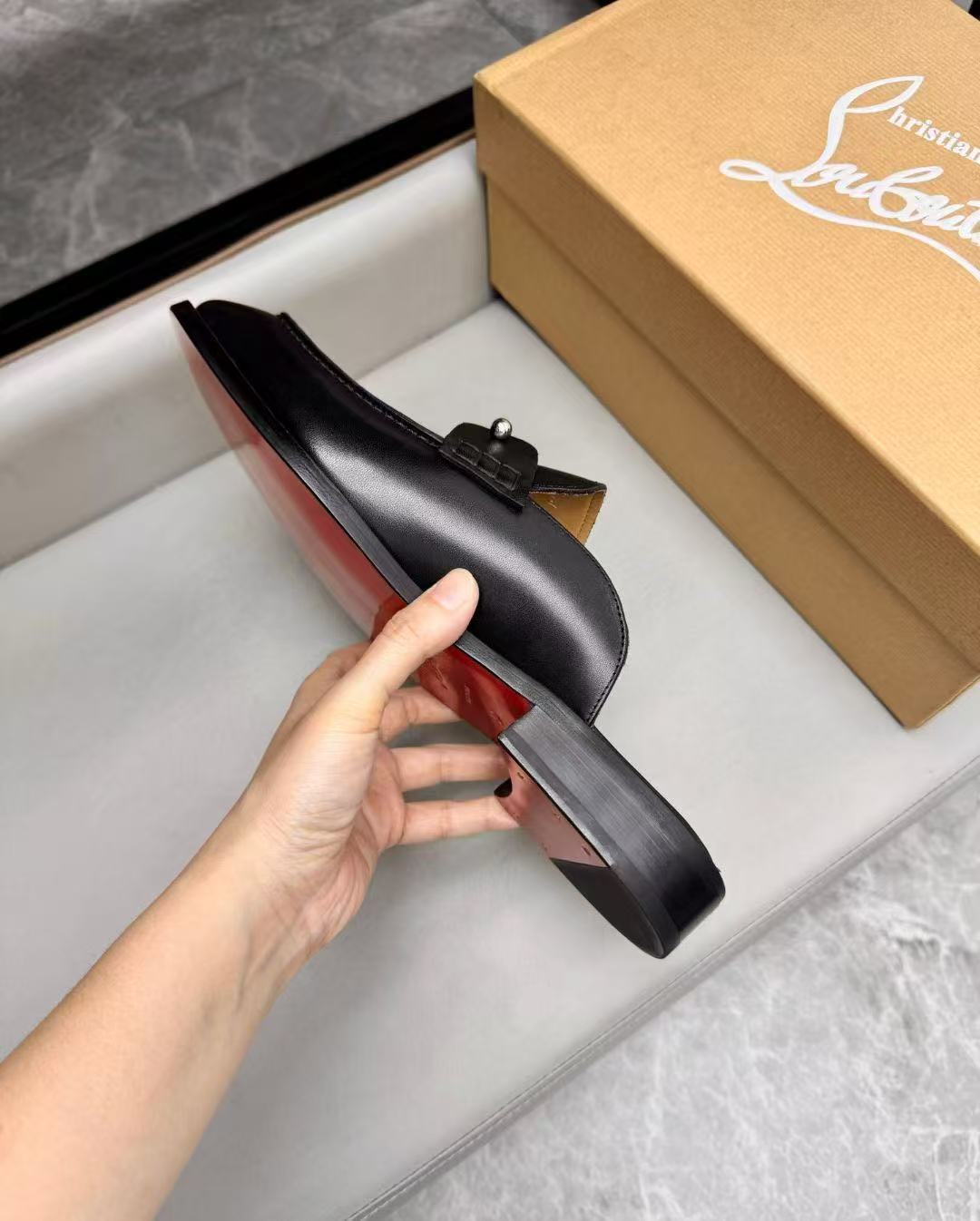 Christian Louboutin Style Leather Men's Shoes Men's Shoes Men's Shoes detail image 8 from source 782753