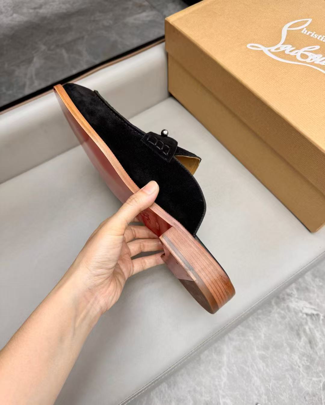 Christian Louboutin Style Leather Men's Shoes Men's Shoes Men's Shoes detail image 8 from source 782760