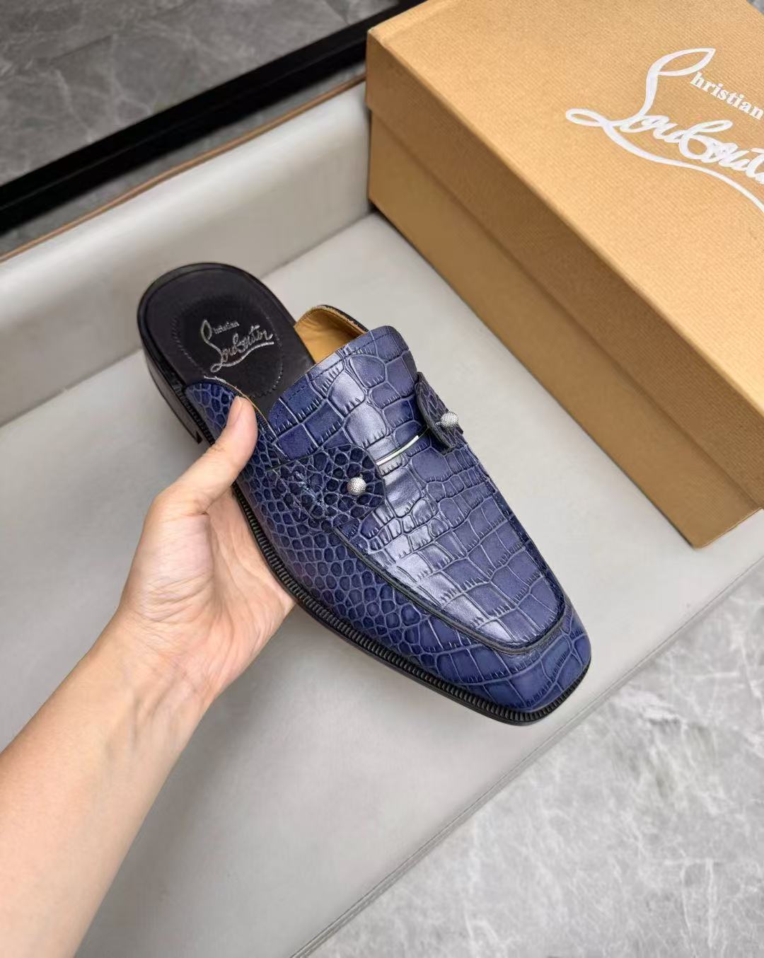 Christian Louboutin Style Leather Men's Shoes Men's Shoes Men's Shoes detail image 7 from source 782761