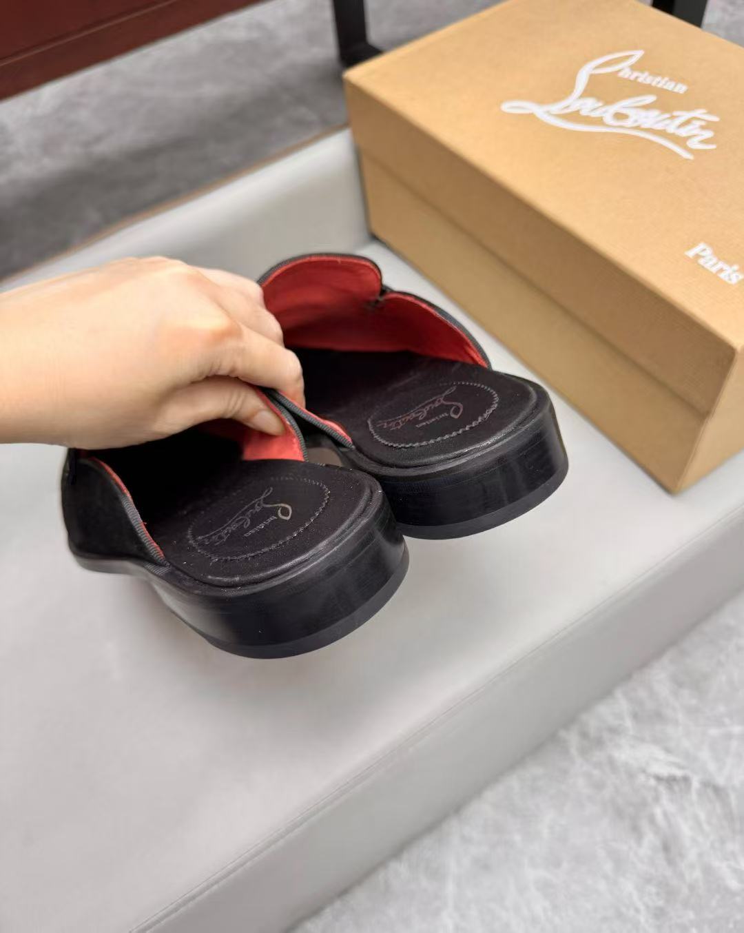 Christian Louboutin Style Leather Men's Shoes Men's Shoes Men's Shoes detail image 5 from source 782757