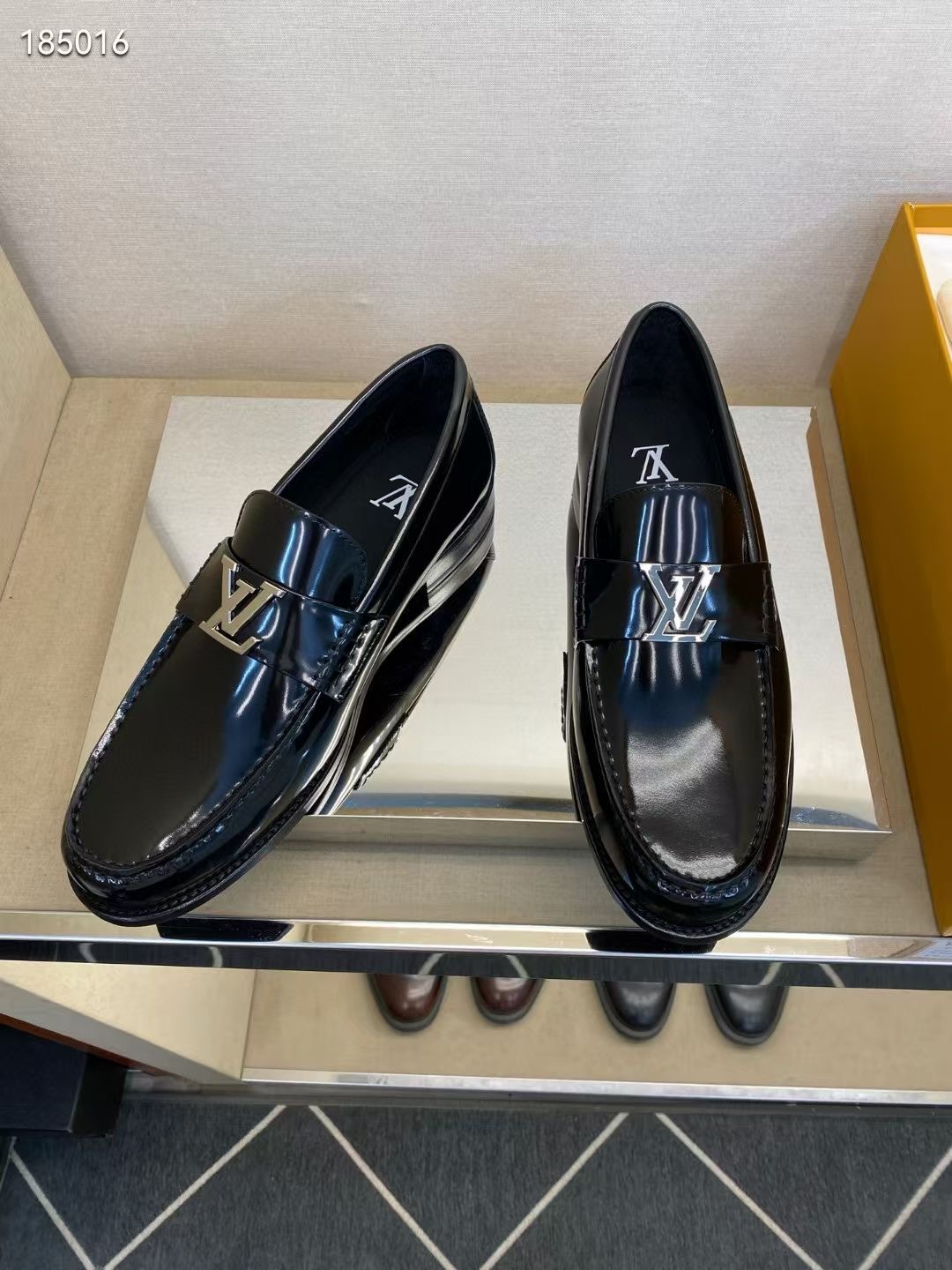 L*V独家高品 メンズ正装小皮靴・上質な牛革使用