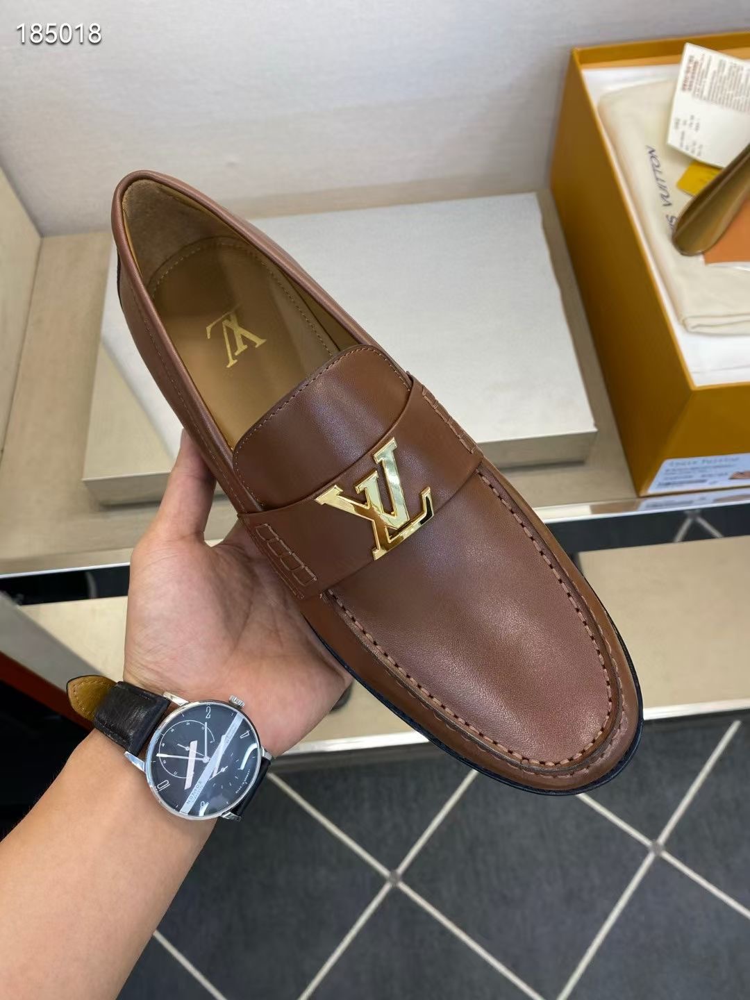 L*V独家高品シューズ - 高品質小牛革の正装靴