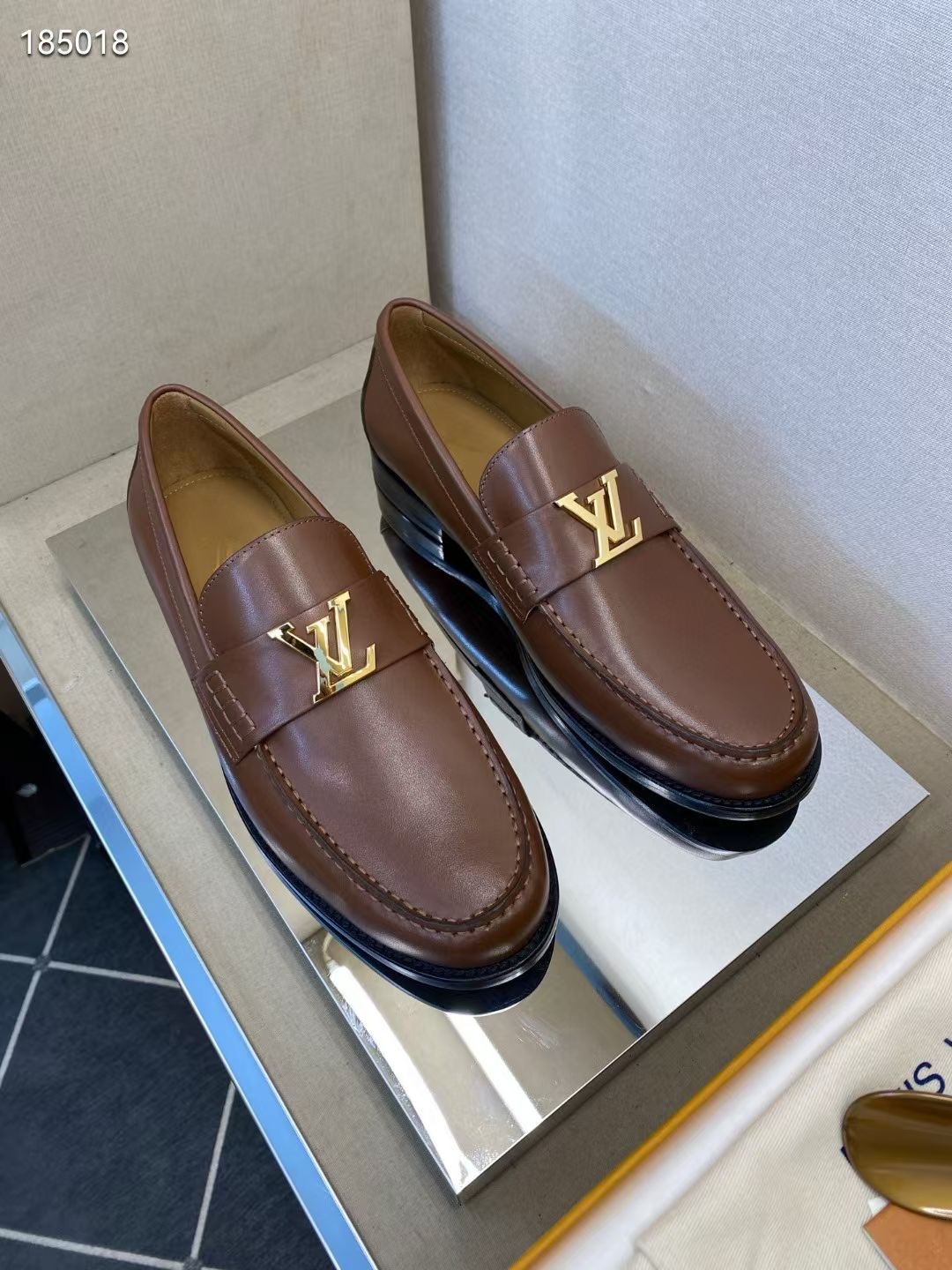 L*V独家高品シューズ - 高品質小牛革の正装靴