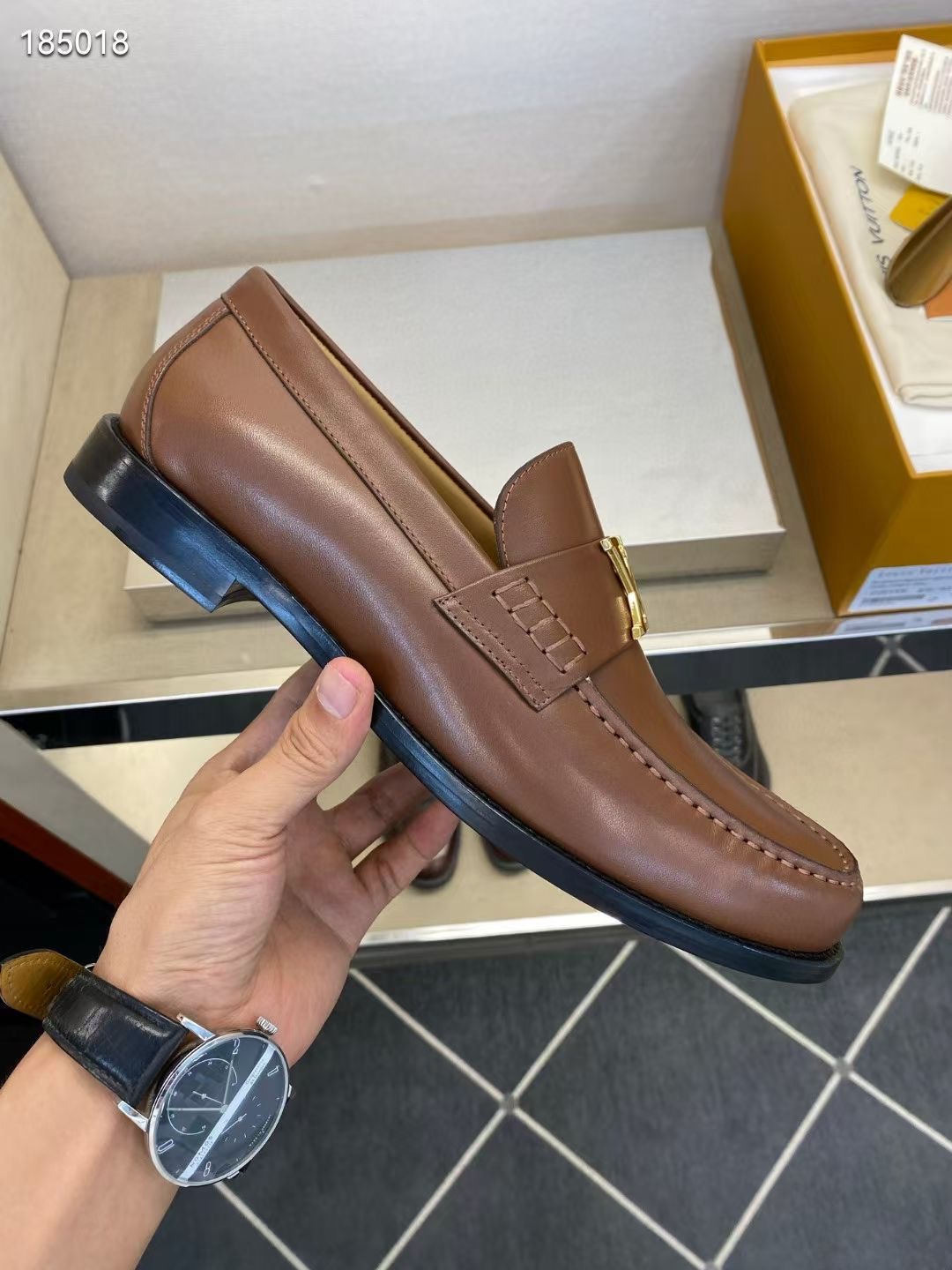 L*V独家高品シューズ - 高品質小牛革の正装靴