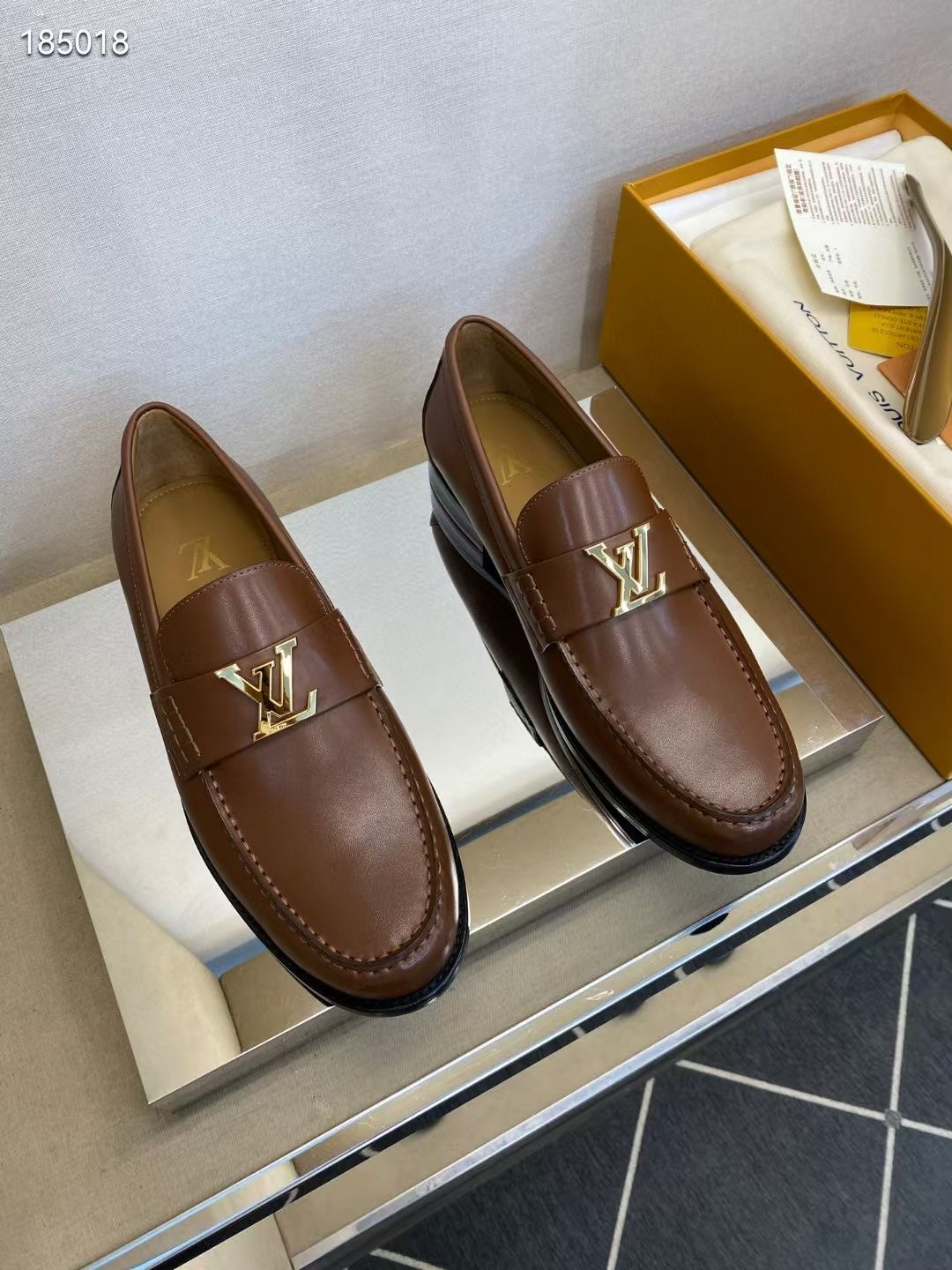 L*V独家高品シューズ - 高品質小牛革の正装靴