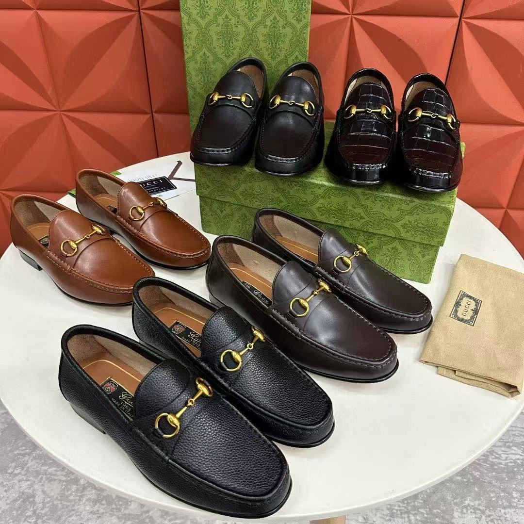 GUCCI 男士馬衔扣乐福鞋 - 高級感溢れるデザインと快適性