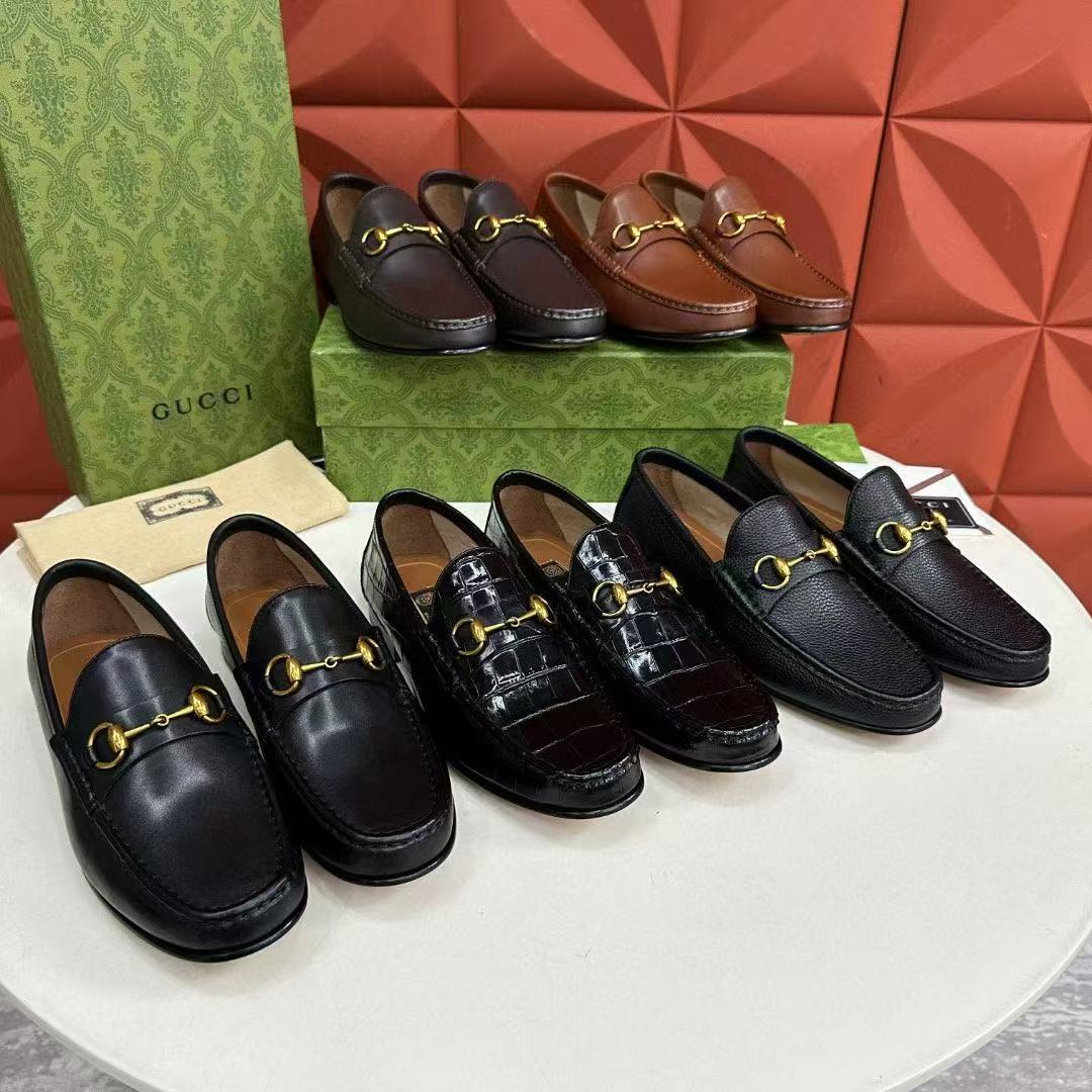 GUCCI 男士馬衔扣乐福鞋 - 高級感溢れるデザインと快適性
