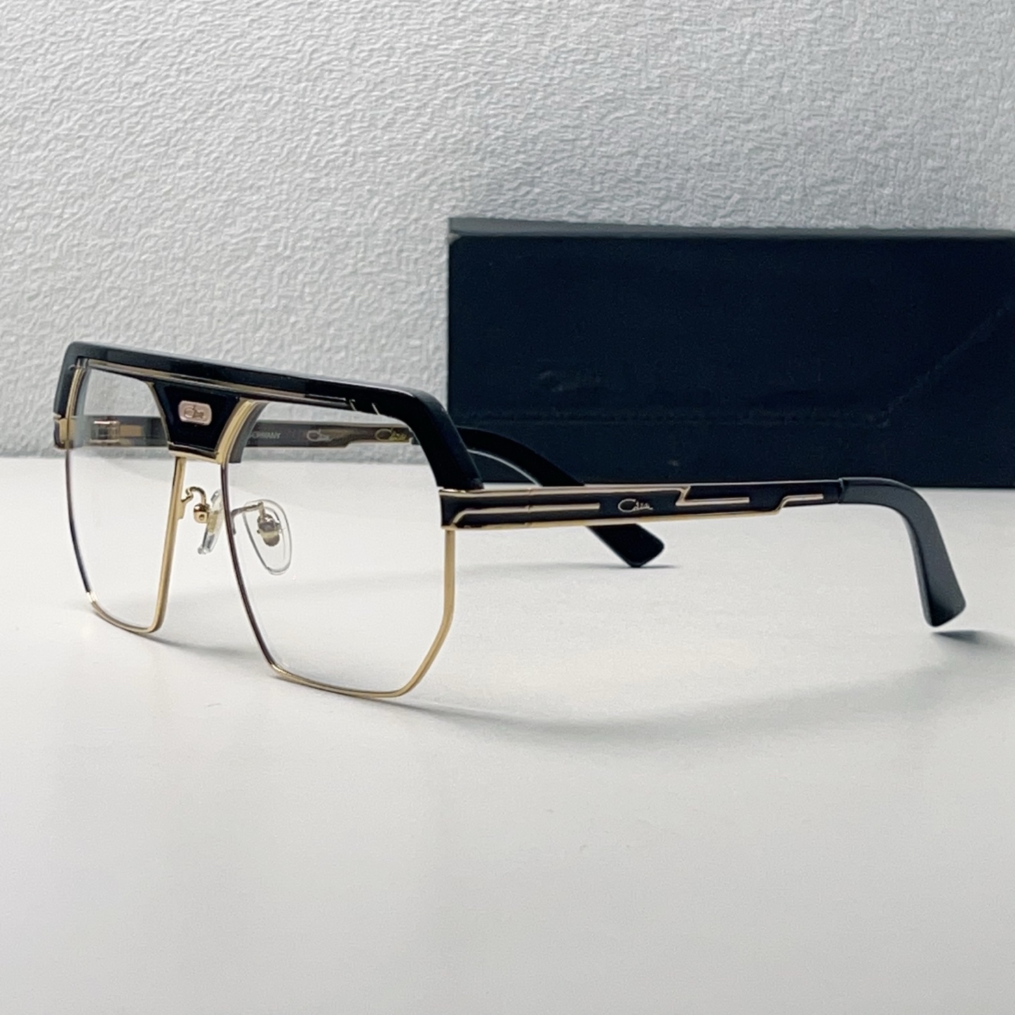 Cazal Eyeglasses Browline Metal Black