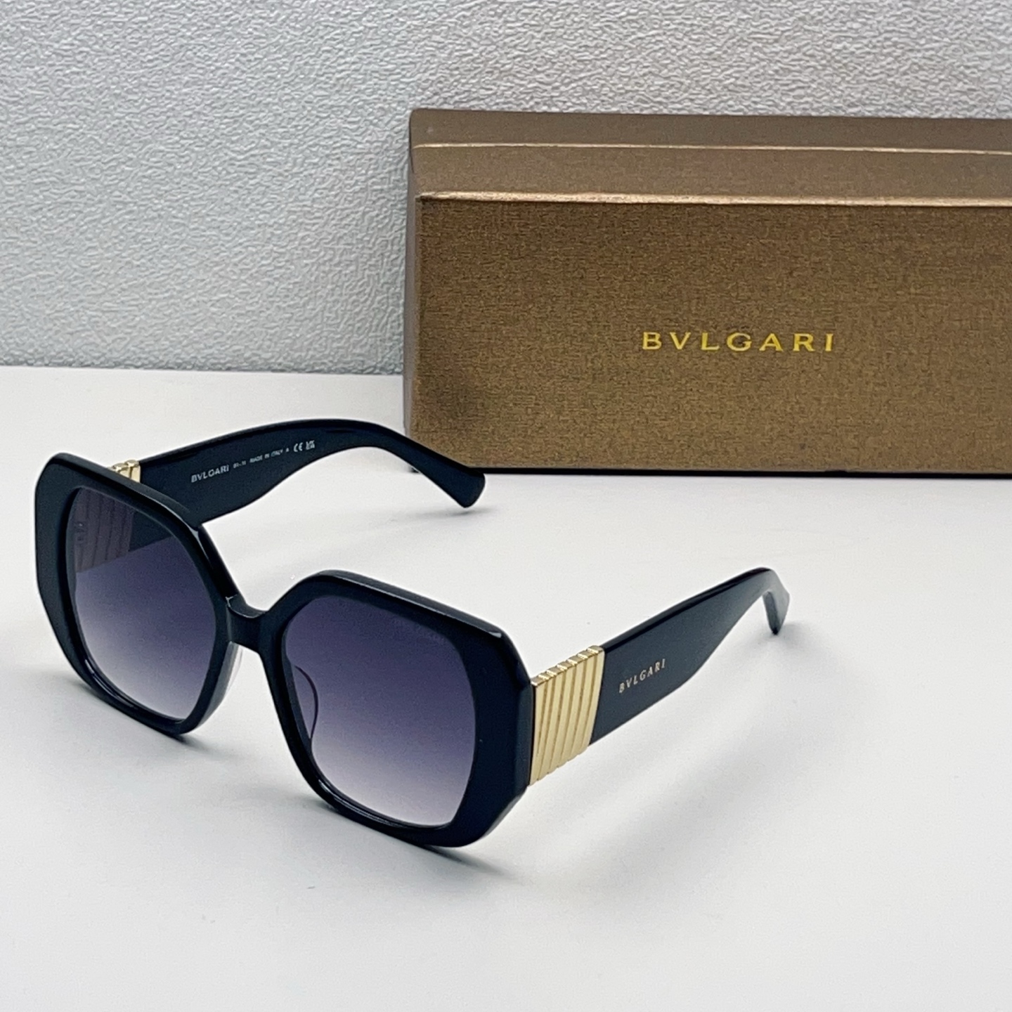 BVLGARI Sunglasses Acetate Square