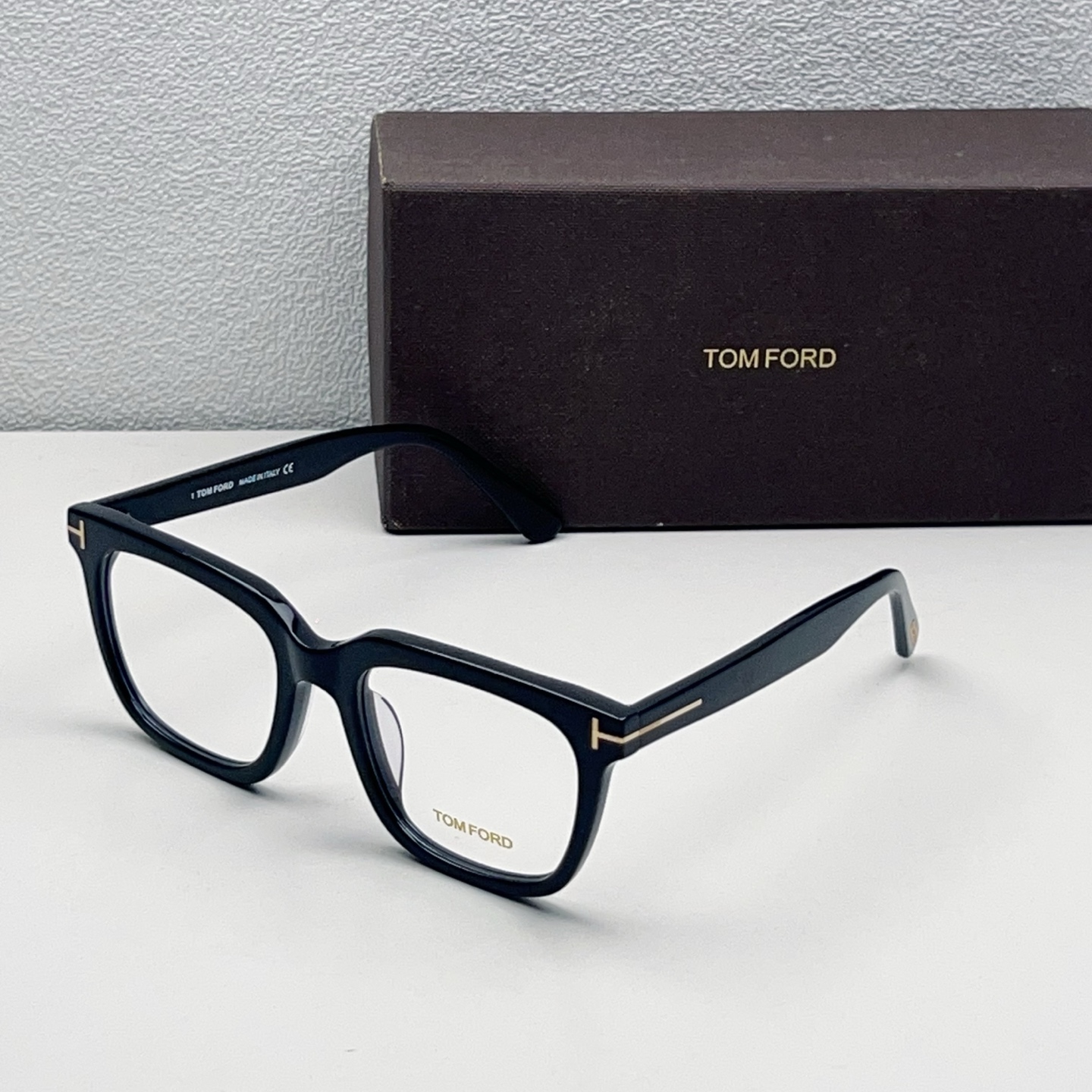 TOM FORD оптика из ацетата, квадратная, черная оправа