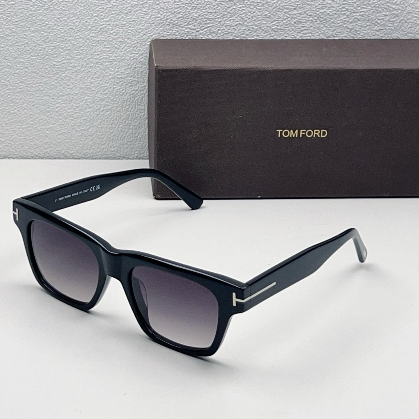 TOM FORD FT1280 Metal Half-Rim Sunglasses