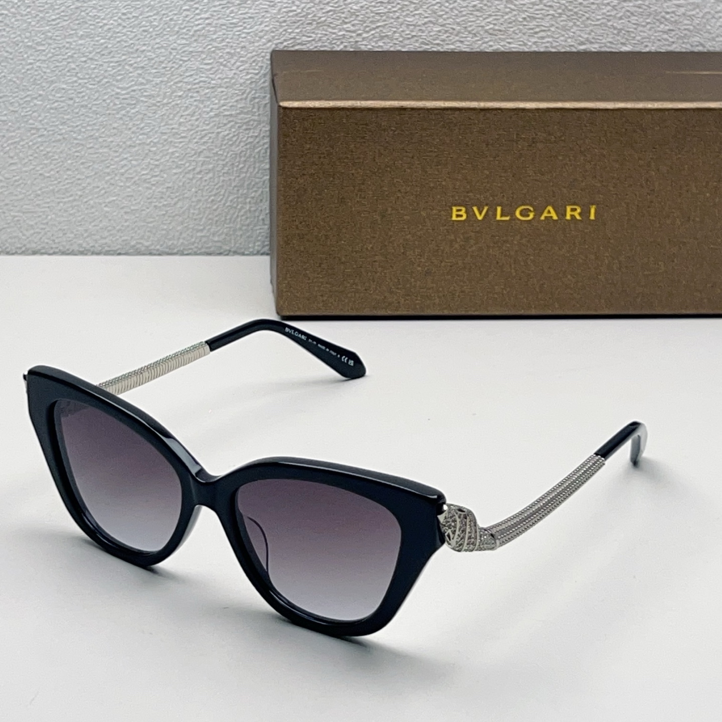 BVLGARI Sunglasses Acetate Cat Eye