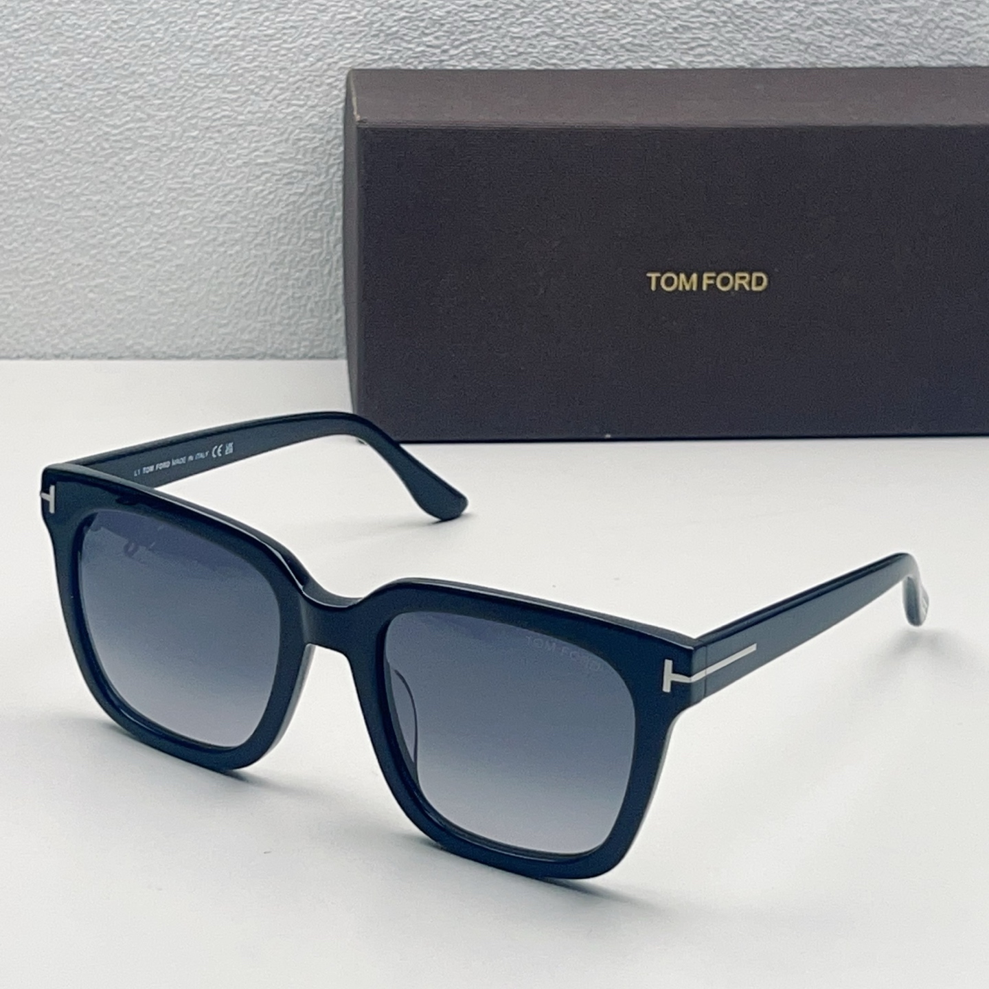 TOM FORD Sunglasses Acetate Square Black Frame